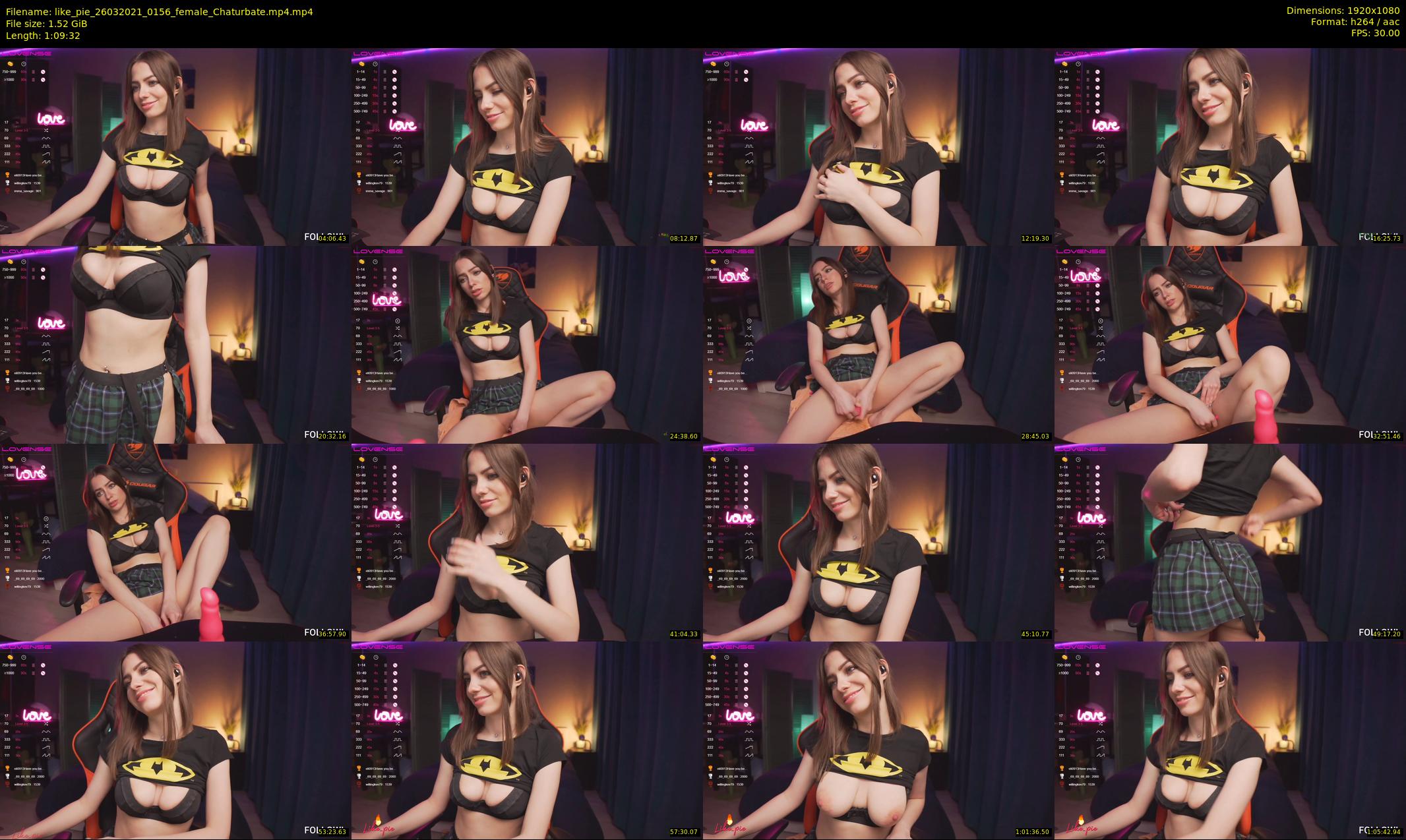 like_pie — 70 minute Chaturbate couple cam show recording, 1080p, Mar 26, 2021