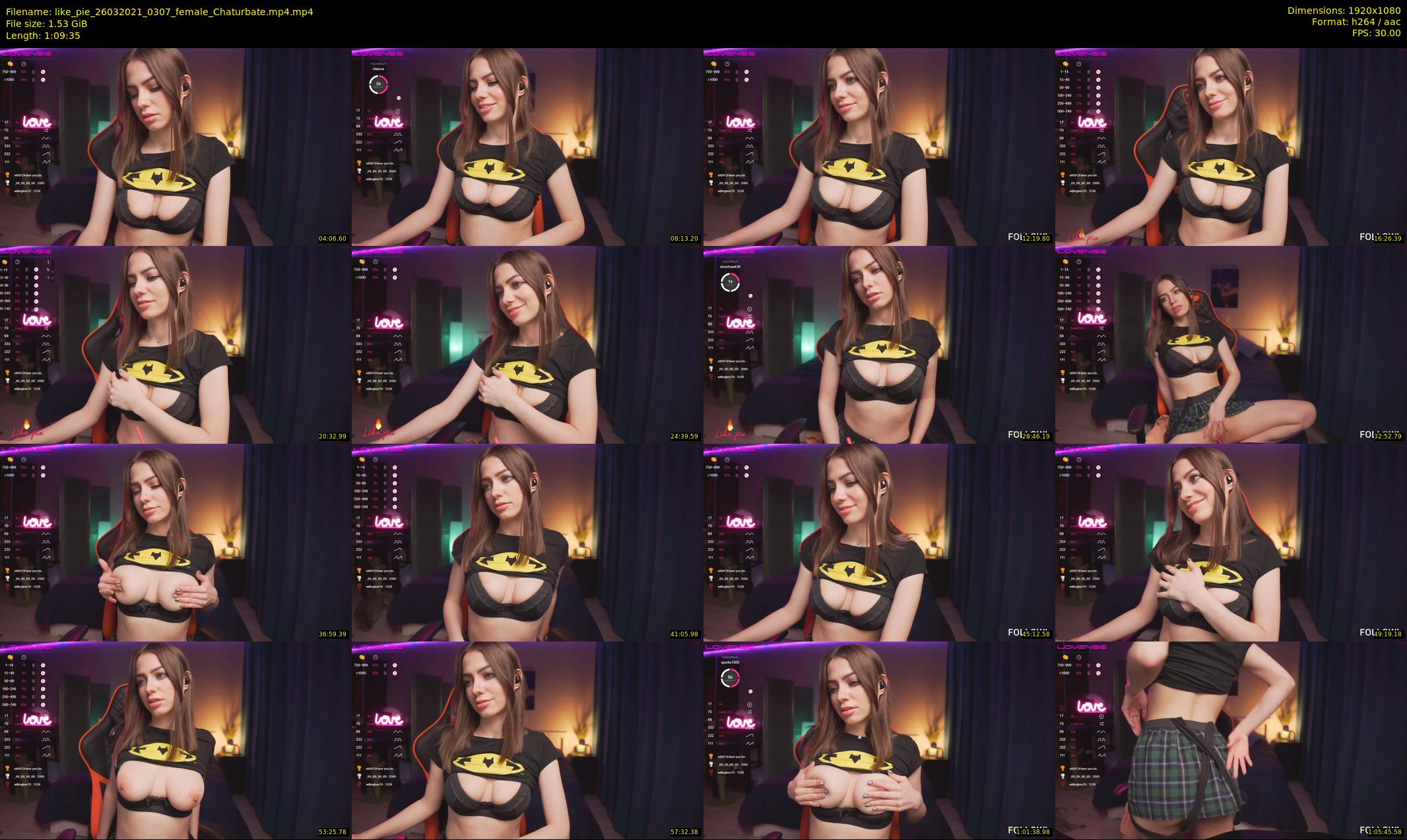 like_pie — 70 minute Chaturbate couple cam show recording, 1080p, Mar 26, 2021
