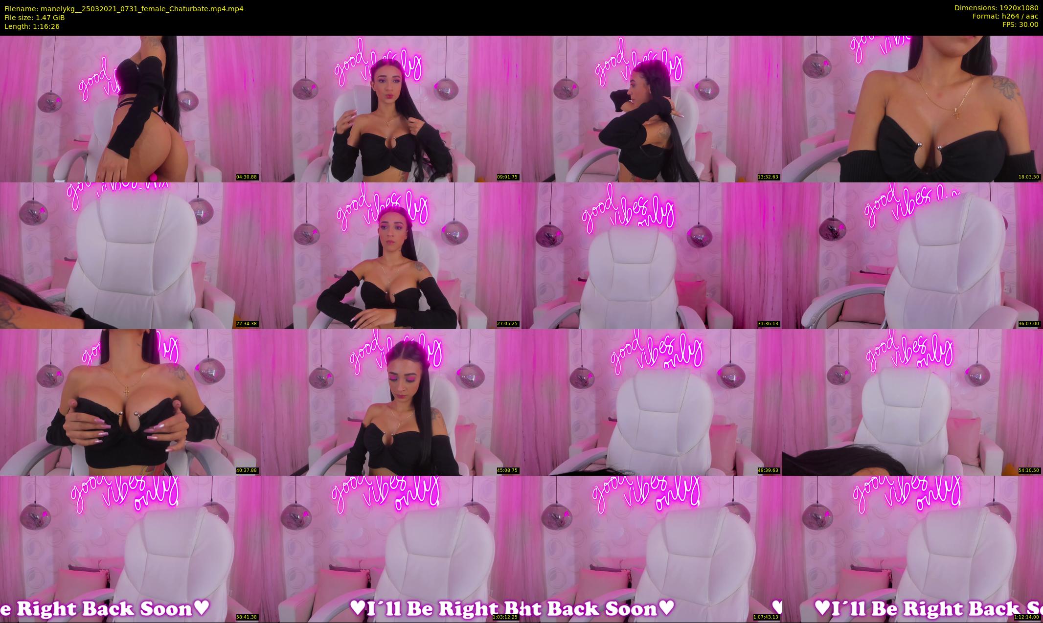 manelykg_ — 77 minute Chaturbate female cam show recording, 1080p, Mar 25, 2021