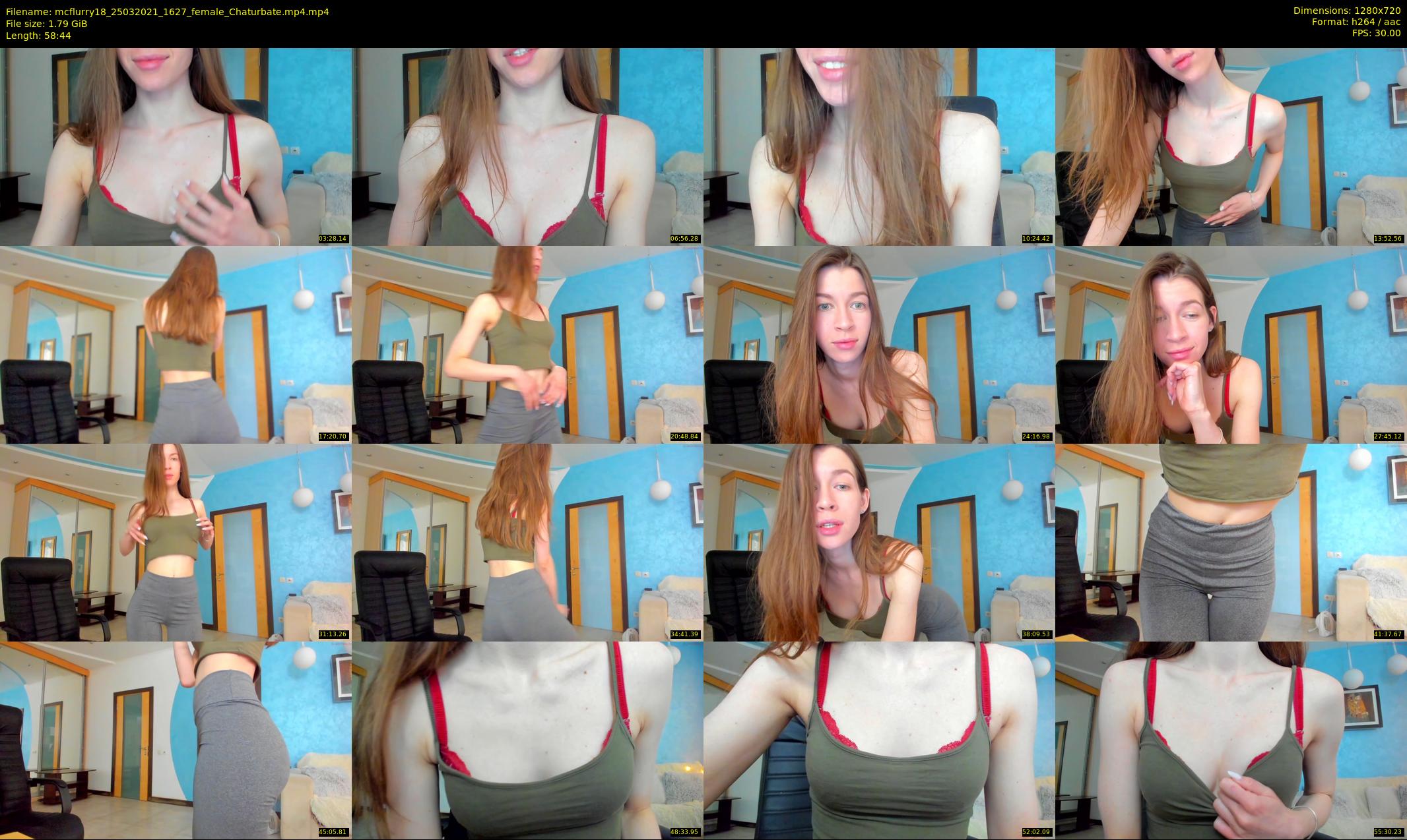 mcflurry18 — 59 minute Chaturbate female cam show recording, 720p, Mar 25, 2021