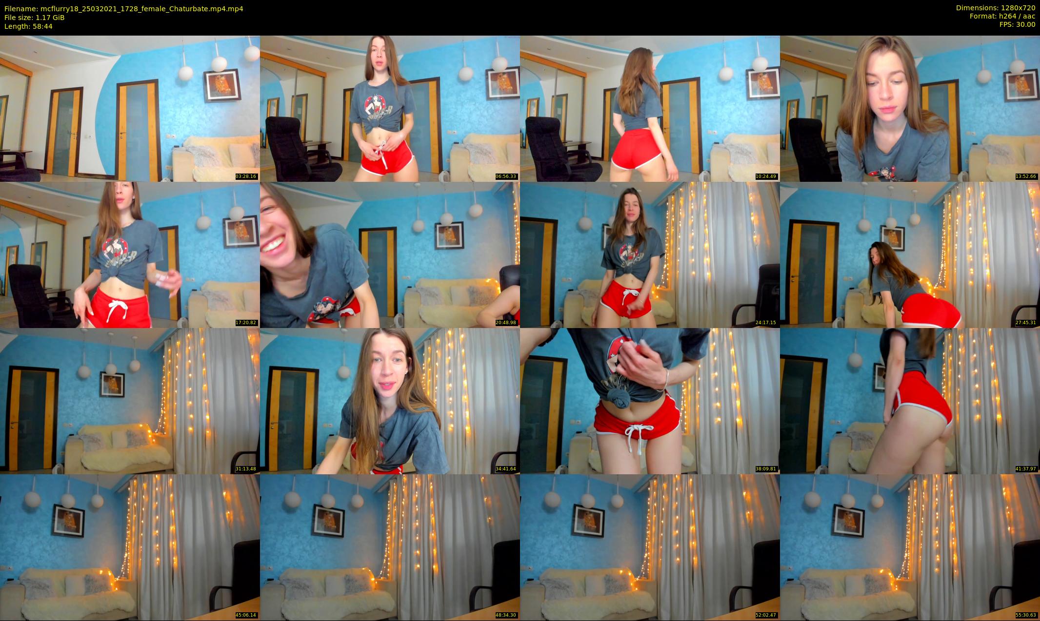 mcflurry18 — 59 minute Chaturbate female cam show recording, 720p, Mar 25, 2021