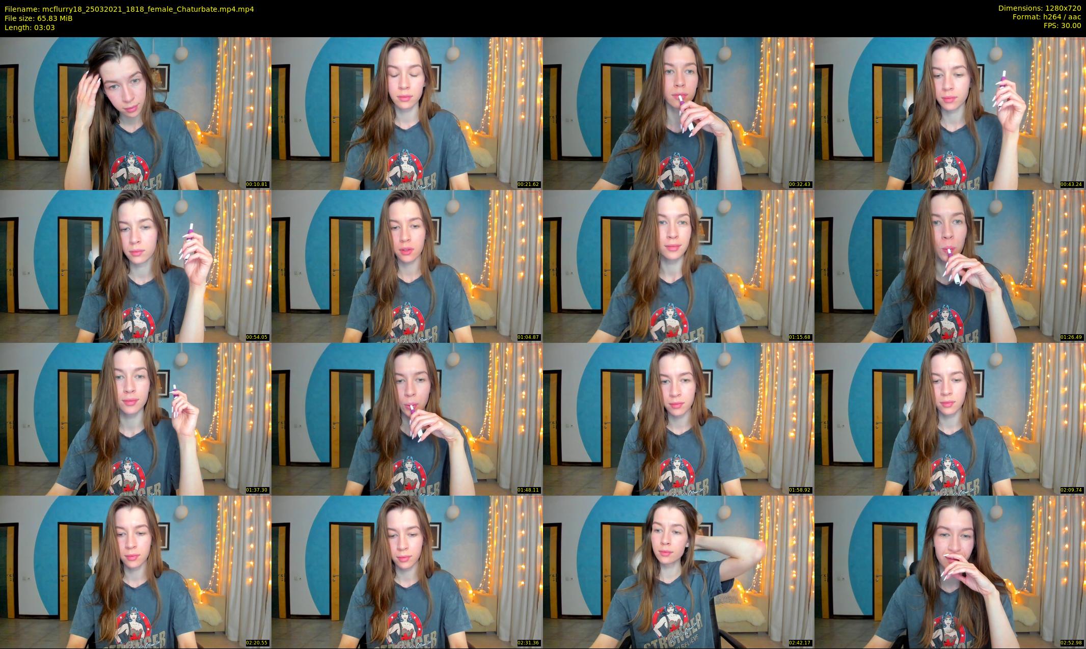 mcflurry18 — 4 minute Chaturbate female cam show recording, 720p, Mar 25, 2021
