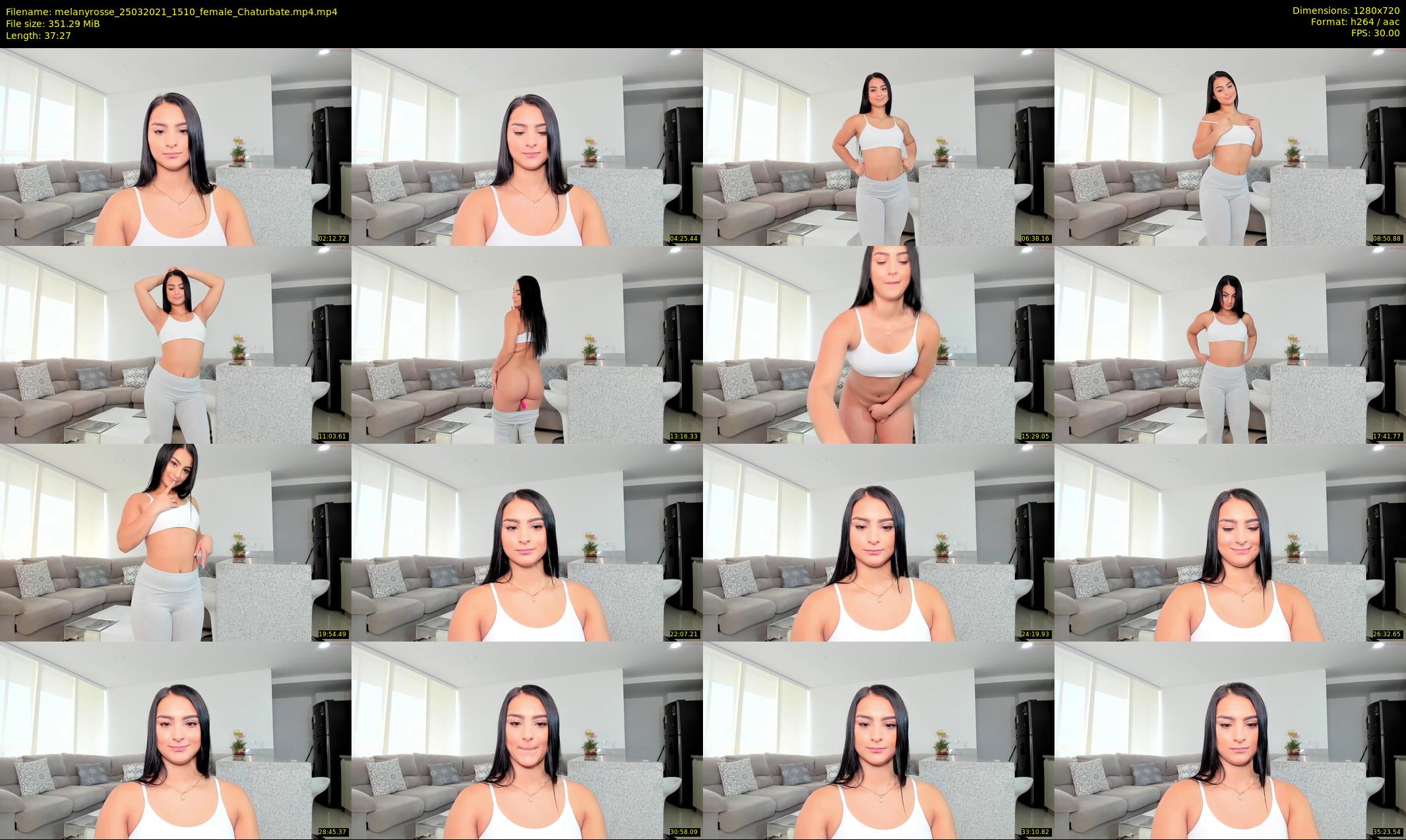melanyrosse — 38 minute Chaturbate female cam show recording, 720p, Mar 25, 2021