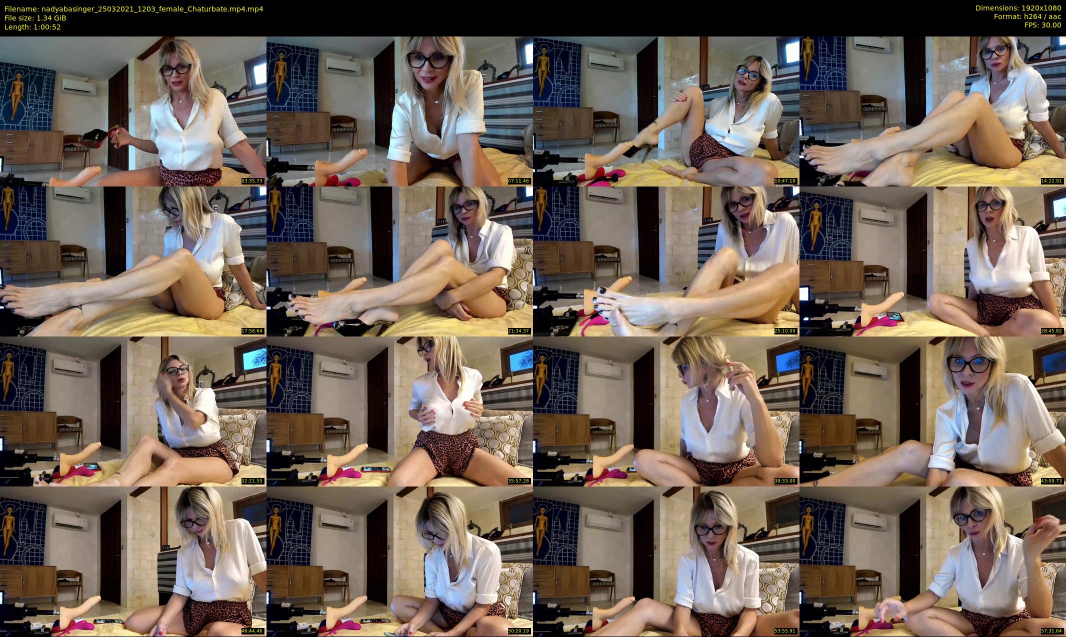 nadyabasinger — 61 minute Chaturbate female cam show recording, 1080p, Mar 25, 2021