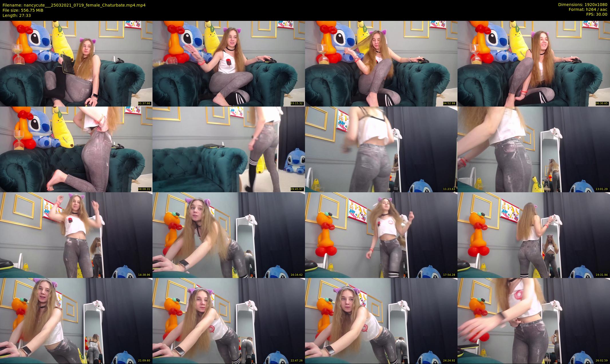 nancycute__ — 28 minute Chaturbate female cam show recording, 1080p, Mar 25, 2021