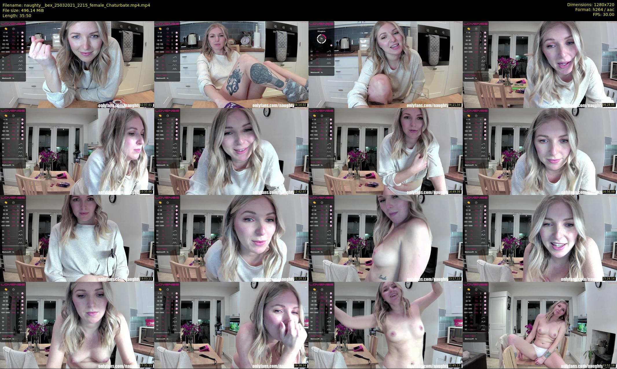 naughty__bex — 36 minute Chaturbate female cam show recording, 720p, Mar 25, 2021