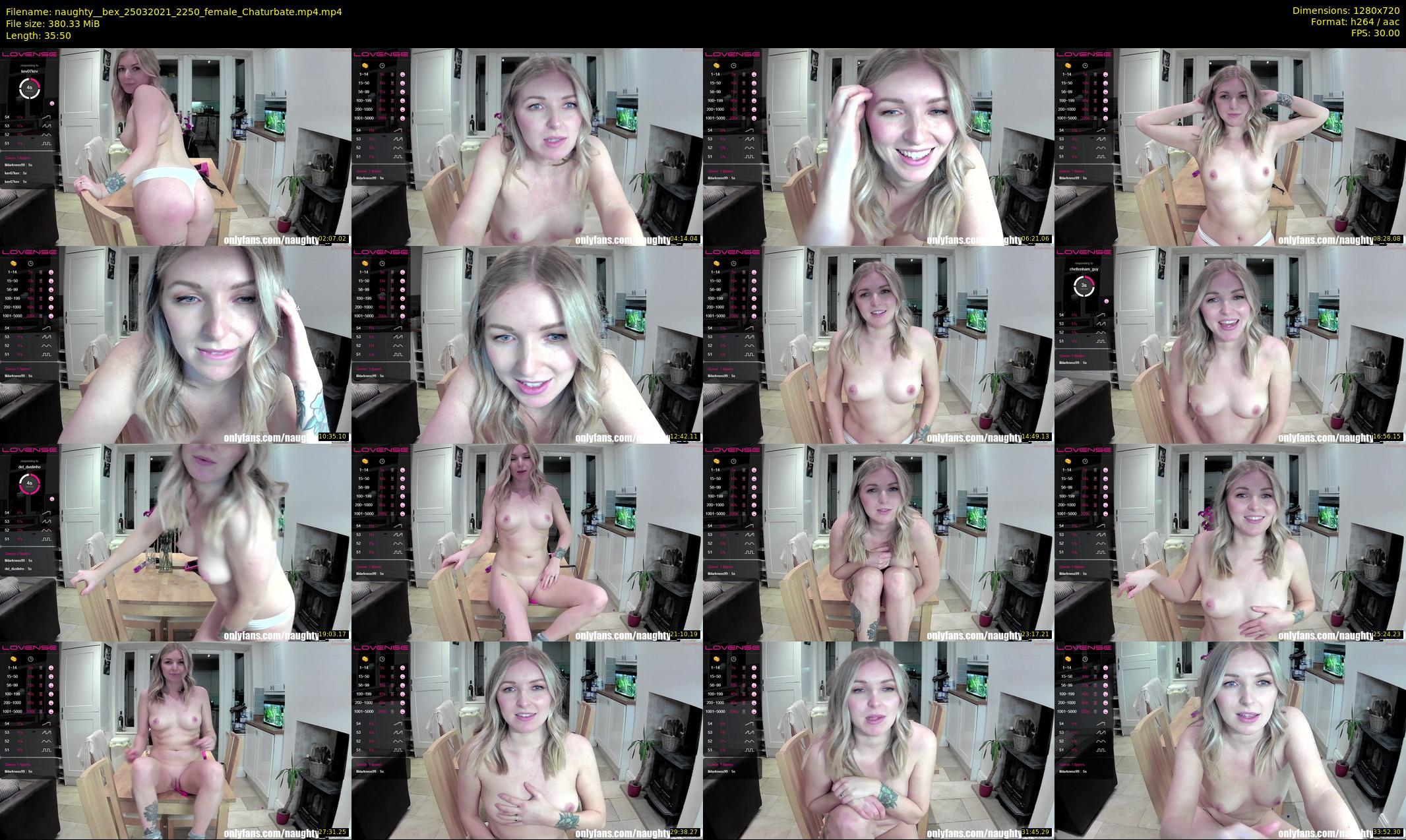 naughty__bex — 36 minute Chaturbate female cam show recording, 720p, Mar 25, 2021
