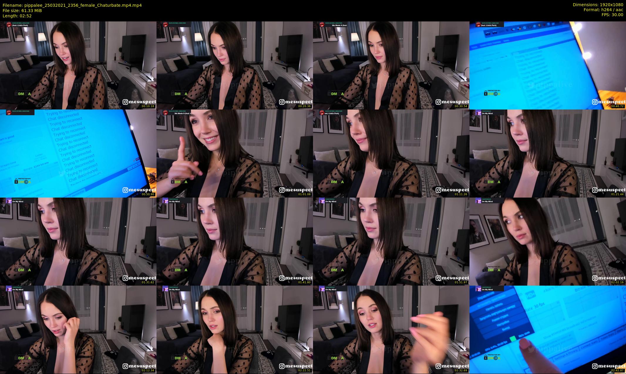 pippalee — 3 minute Chaturbate female cam show recording, 1080p, Mar 25, 2021