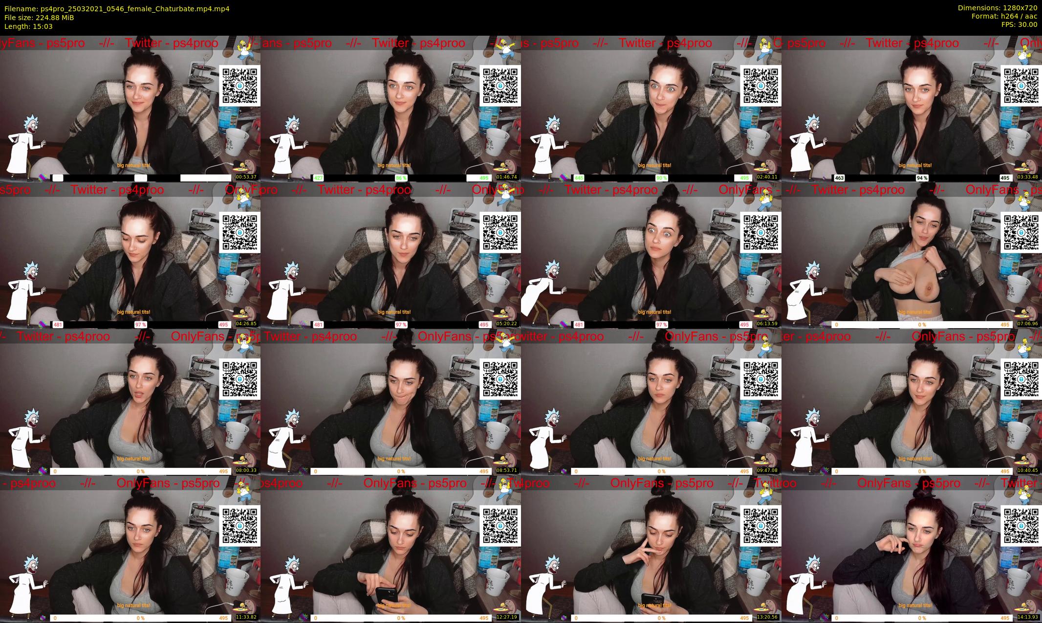 ps4pro — 16 minute Chaturbate female cam show recording, 720p, Mar 25, 2021