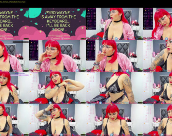 pyrowayne — 59 minute Chaturbate female cam show recording, 720p, Mar 25, 2021