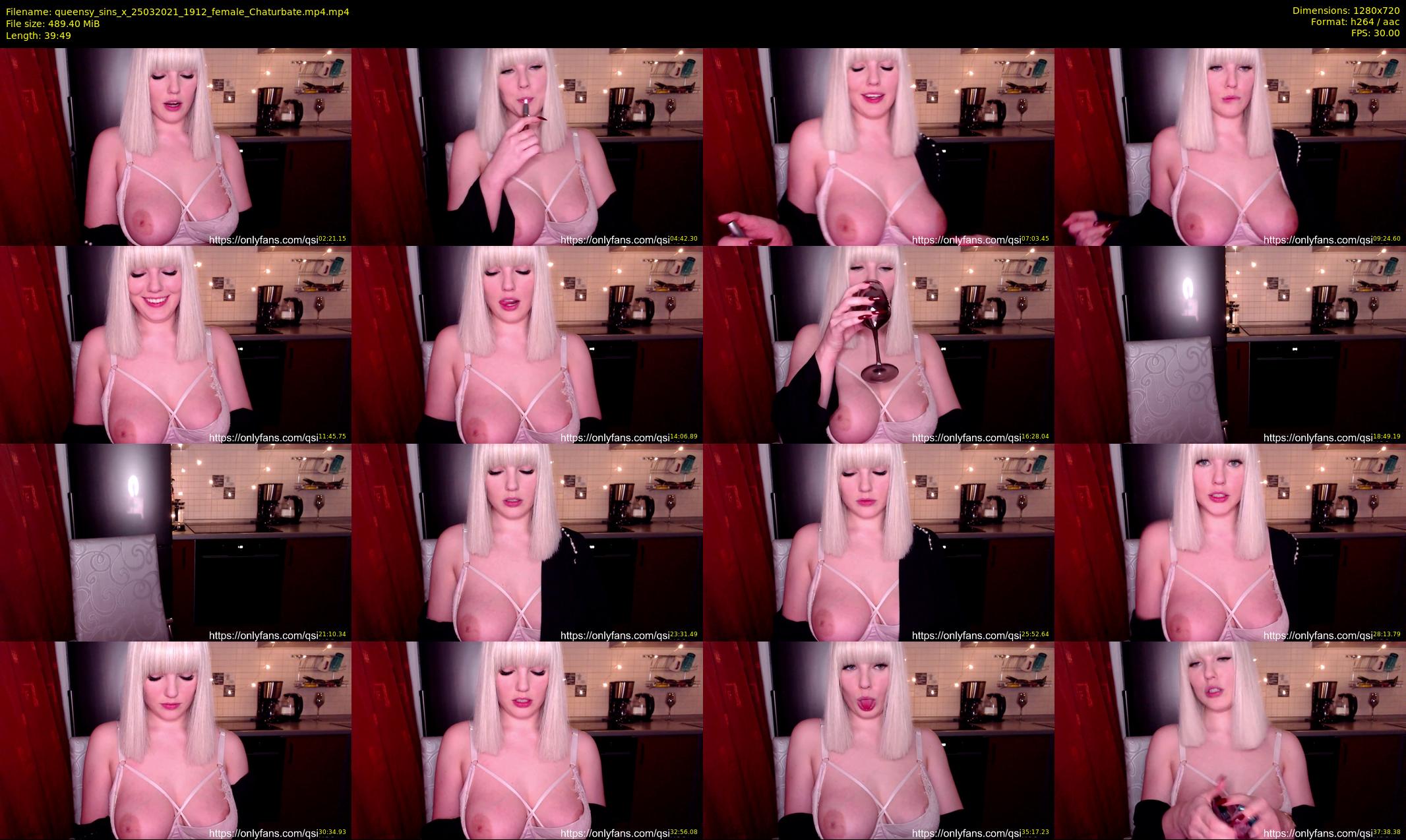 queensy_sins_x — 40 minute Chaturbate female cam show recording, 720p, Mar 25, 2021