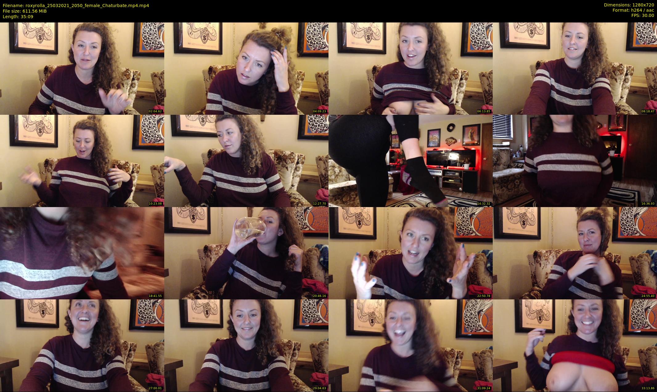 roxyrolla — 36 minute Chaturbate female cam show recording, 720p, Mar 25, 2021