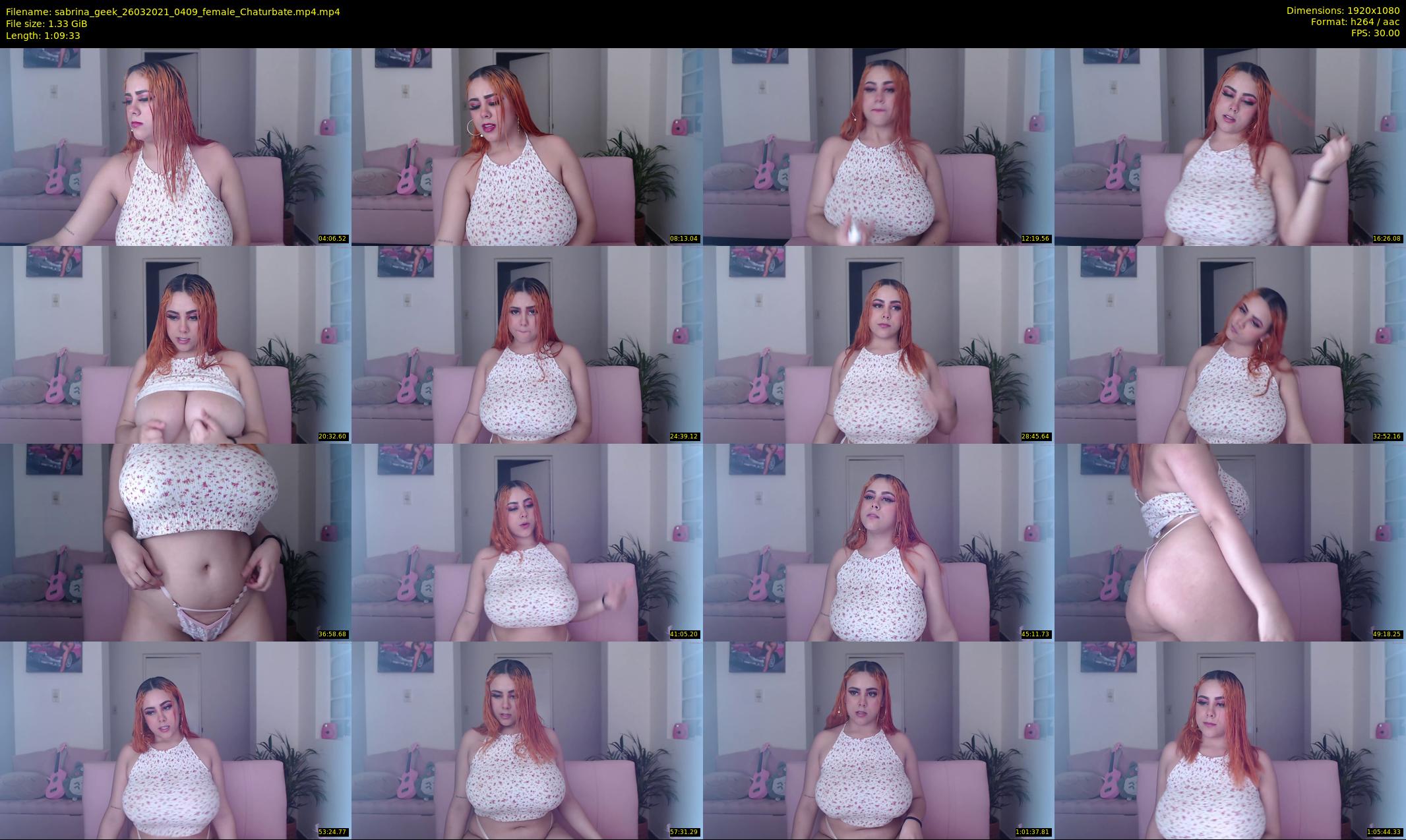 sabrina_geek — 70 minute Chaturbate female cam show recording, 1080p, Mar 26, 2021