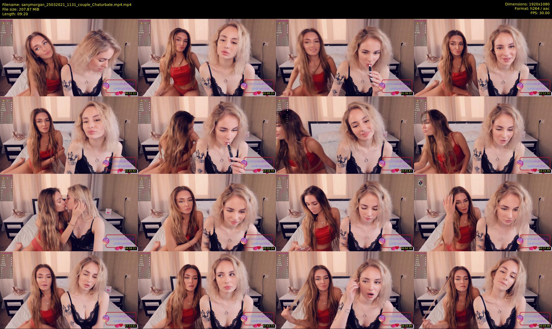 sanymorgan — 10 minute Chaturbate couple cam show recording, 1080p, Mar 25, 2021