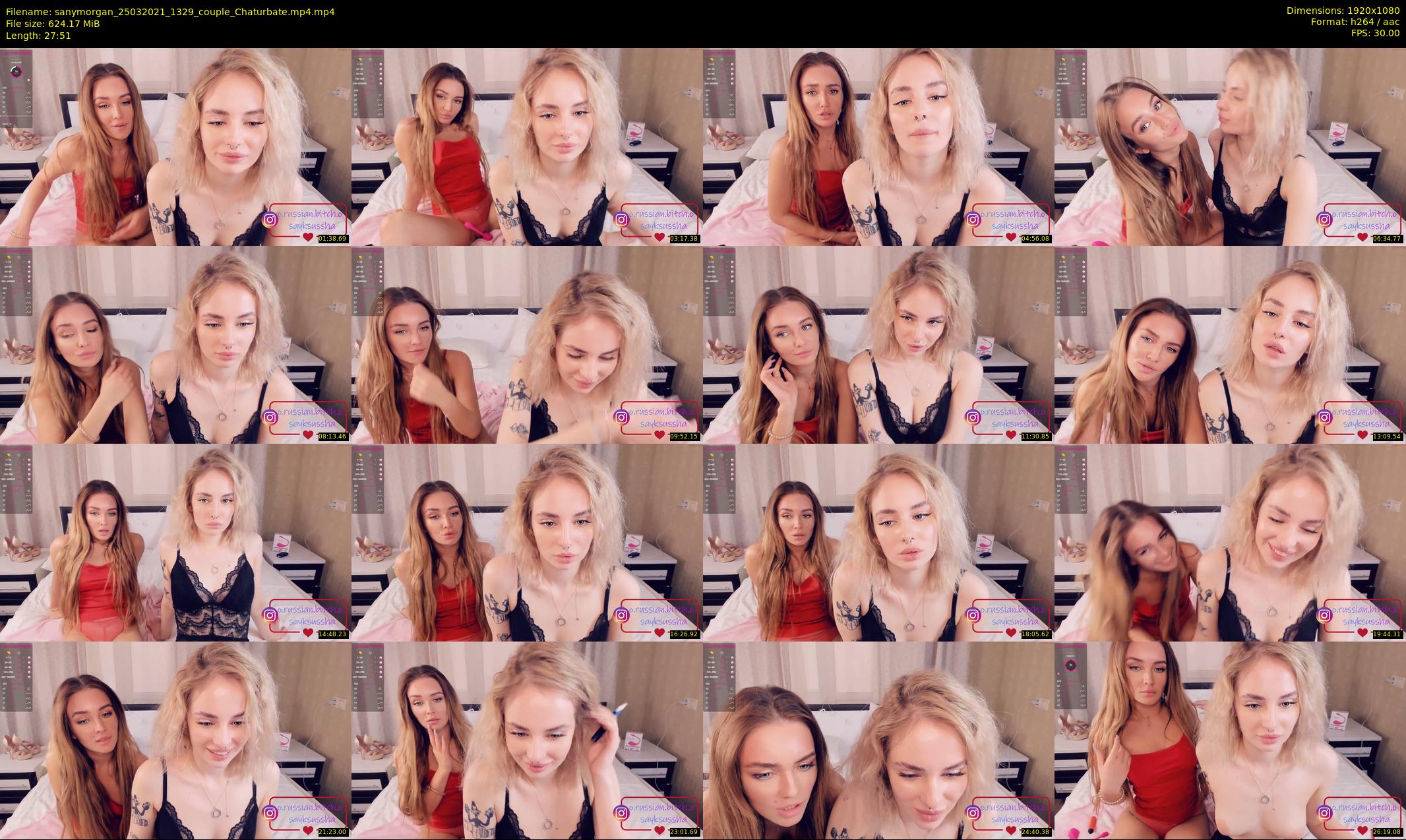 sanymorgan — 28 minute Chaturbate couple cam show recording, 1080p, Mar 25, 2021