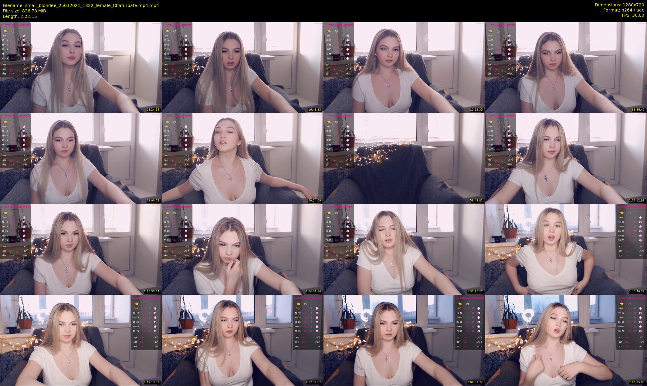 small_blondee — 143 minute Chaturbate female cam show recording, 720p, Mar 25, 2021
