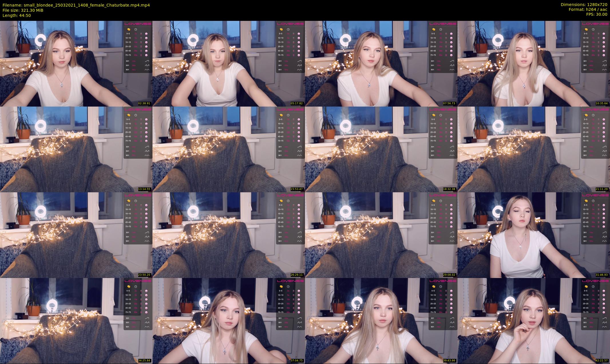 small_blondee — 45 minute Chaturbate female cam show recording, 720p, Mar 25, 2021