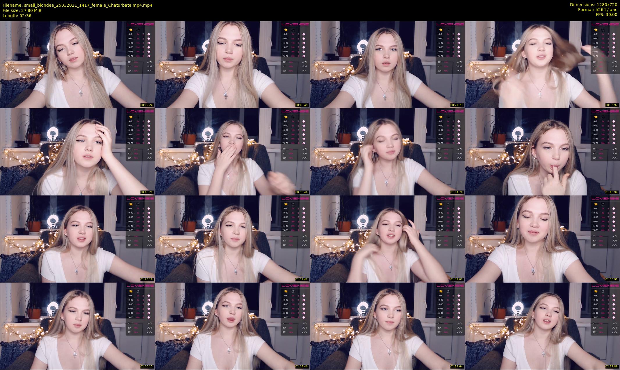 small_blondee — 3 minute Chaturbate female cam show recording, 720p, Mar 25, 2021