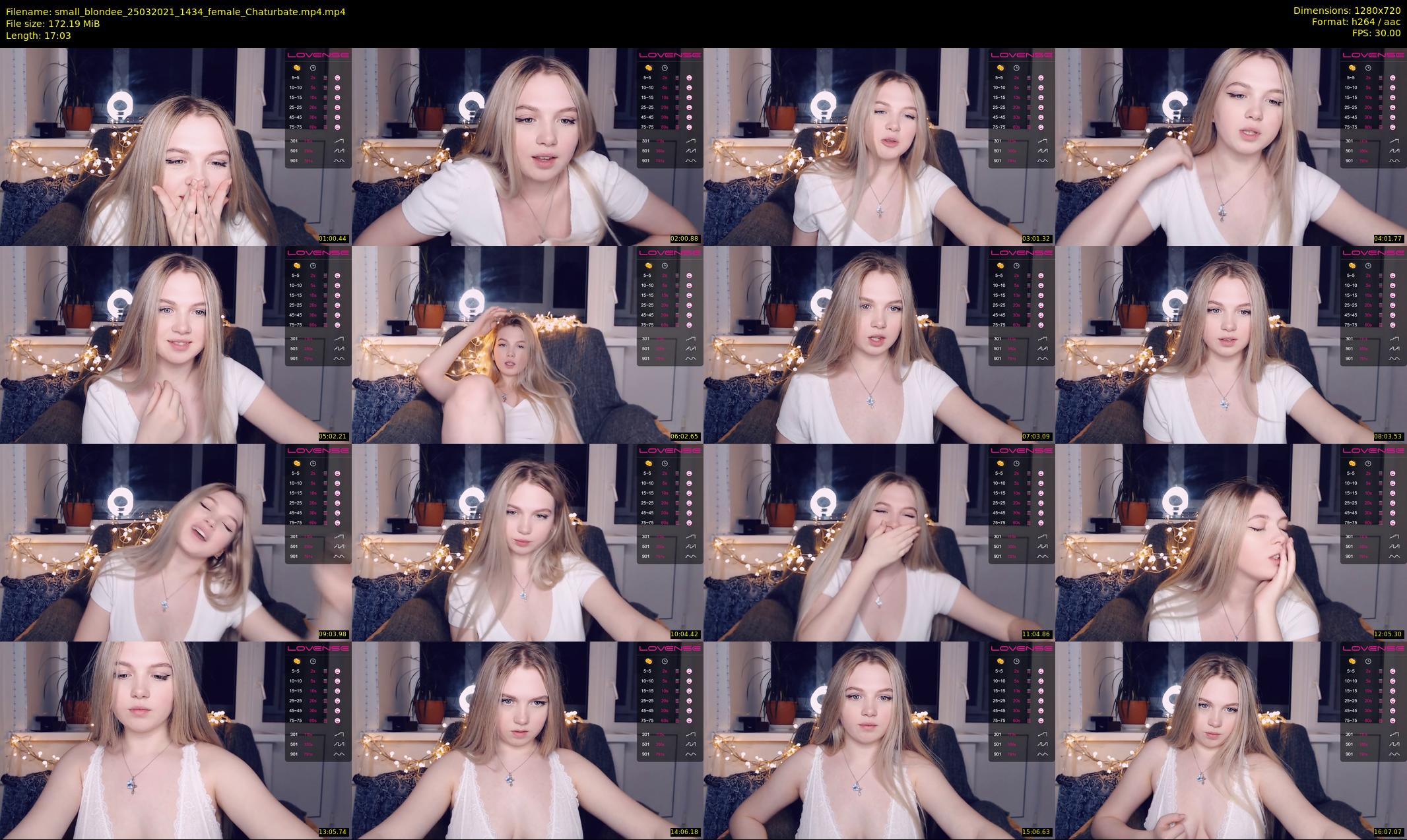 small_blondee — 18 minute Chaturbate female cam show recording, 720p, Mar 25, 2021