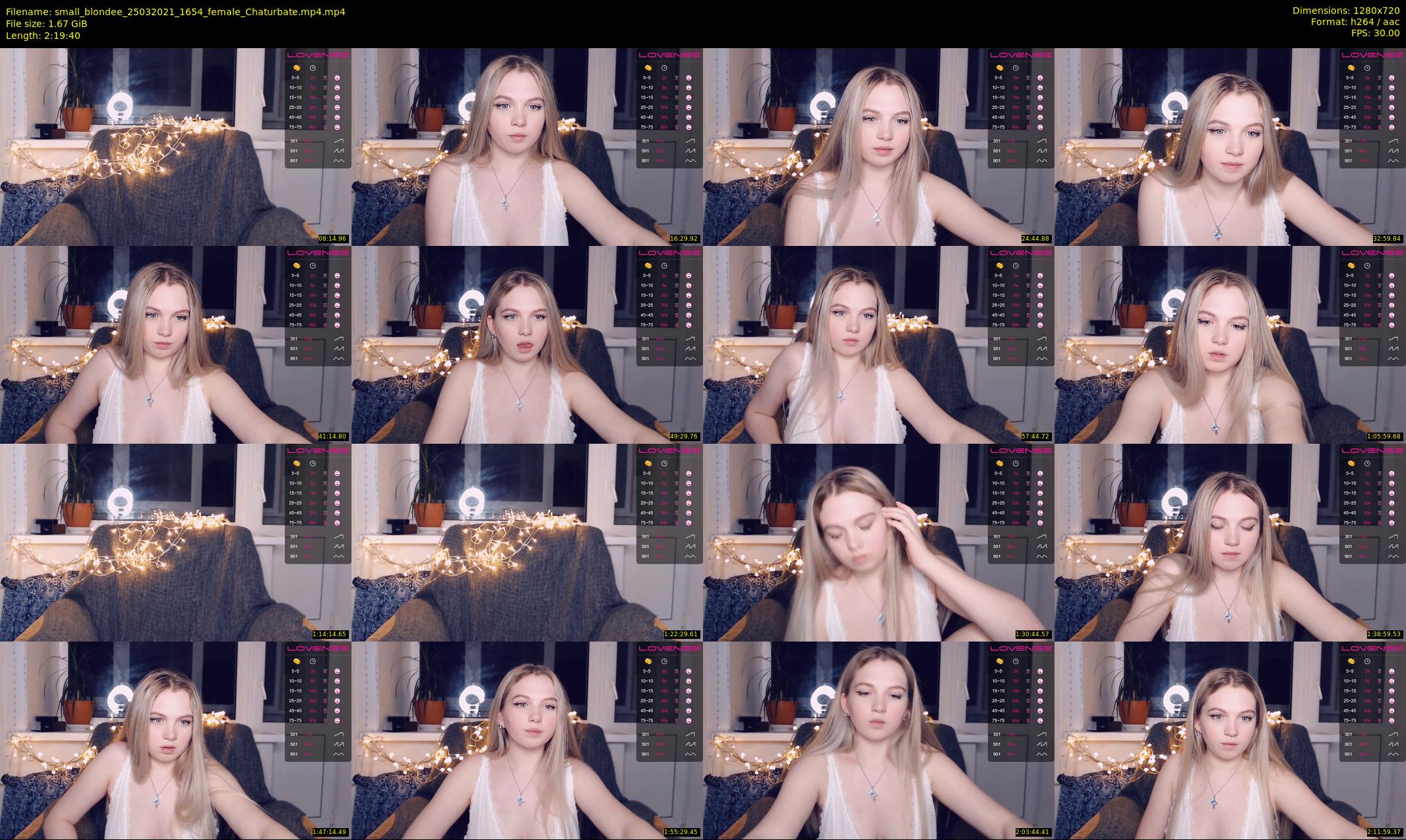 small_blondee — 140 minute Chaturbate female cam show recording, 720p, Mar 25, 2021