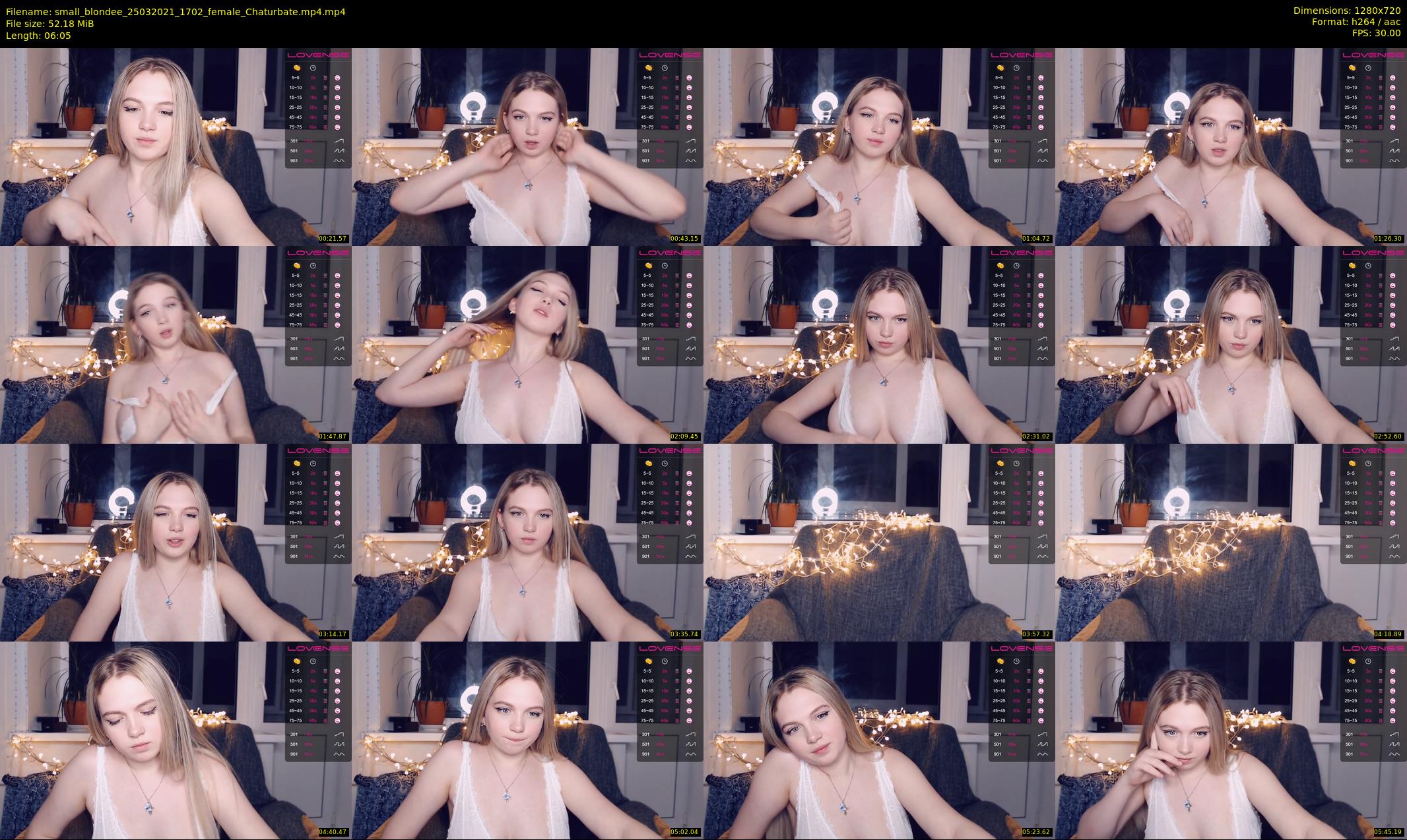 small_blondee — 7 minute Chaturbate female cam show recording, 720p, Mar 25, 2021