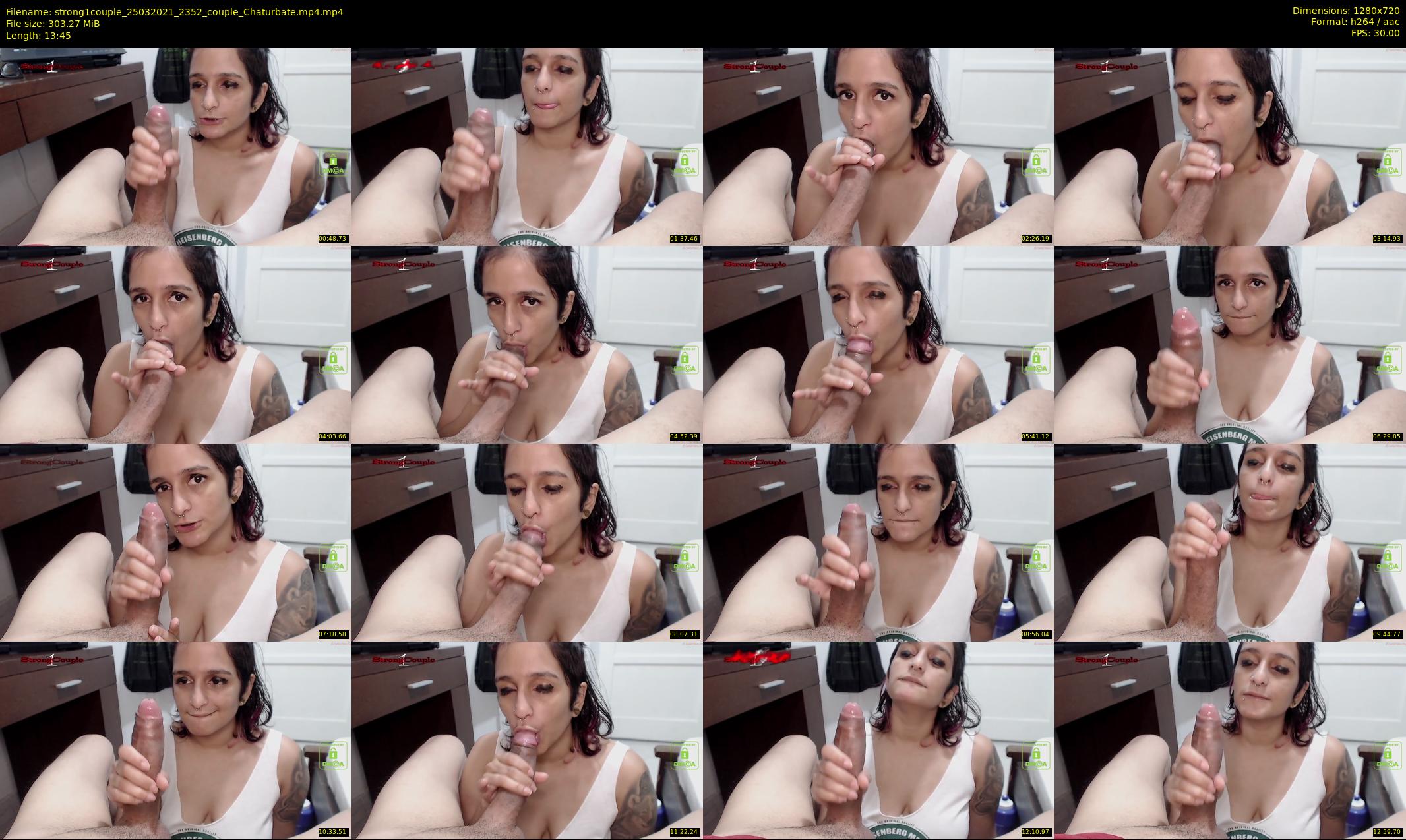 strong1couple — 14 minute Chaturbate couple cam show recording, 720p, Mar 25, 2021