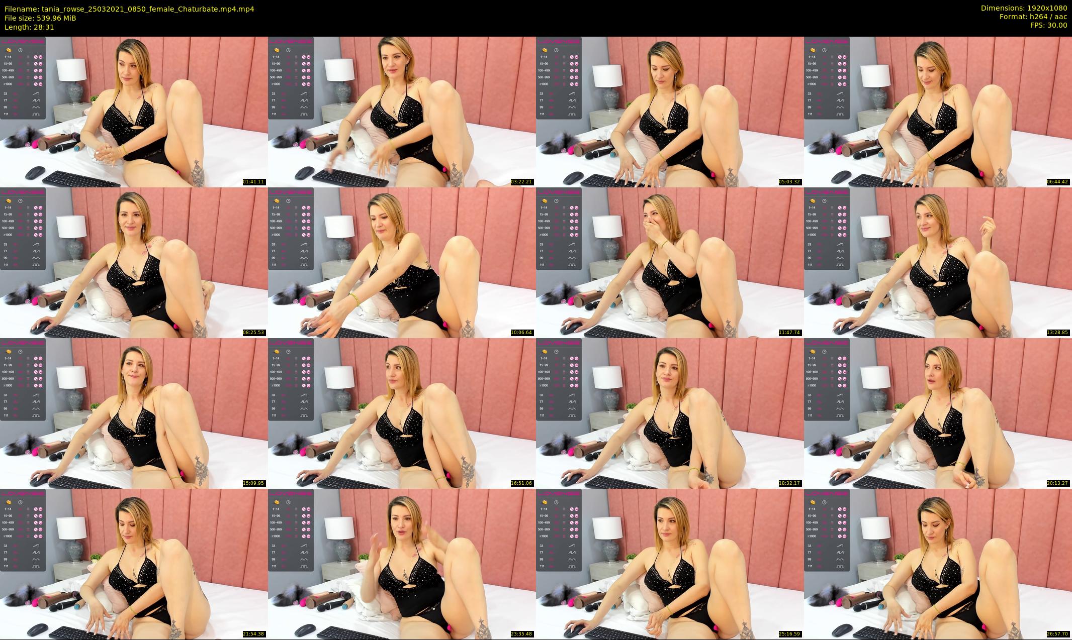 tania_rowse — 29 minute Chaturbate female cam show recording, 1080p, Mar 25, 2021