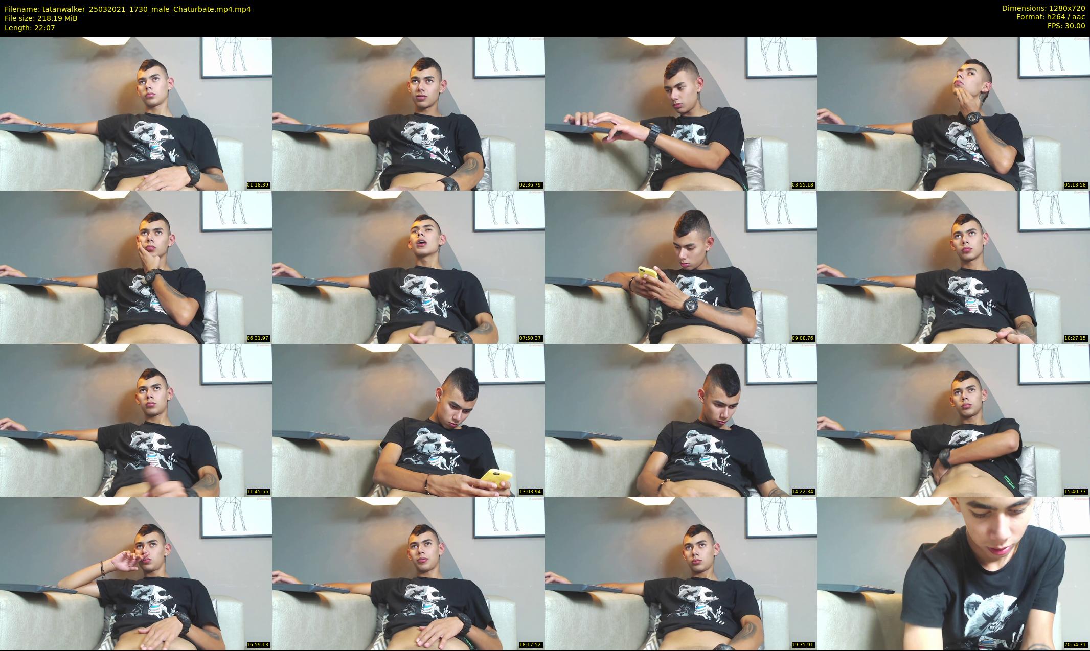 tatanwalker — 23 minute Chaturbate male cam show recording, 720p, Mar 25, 2021