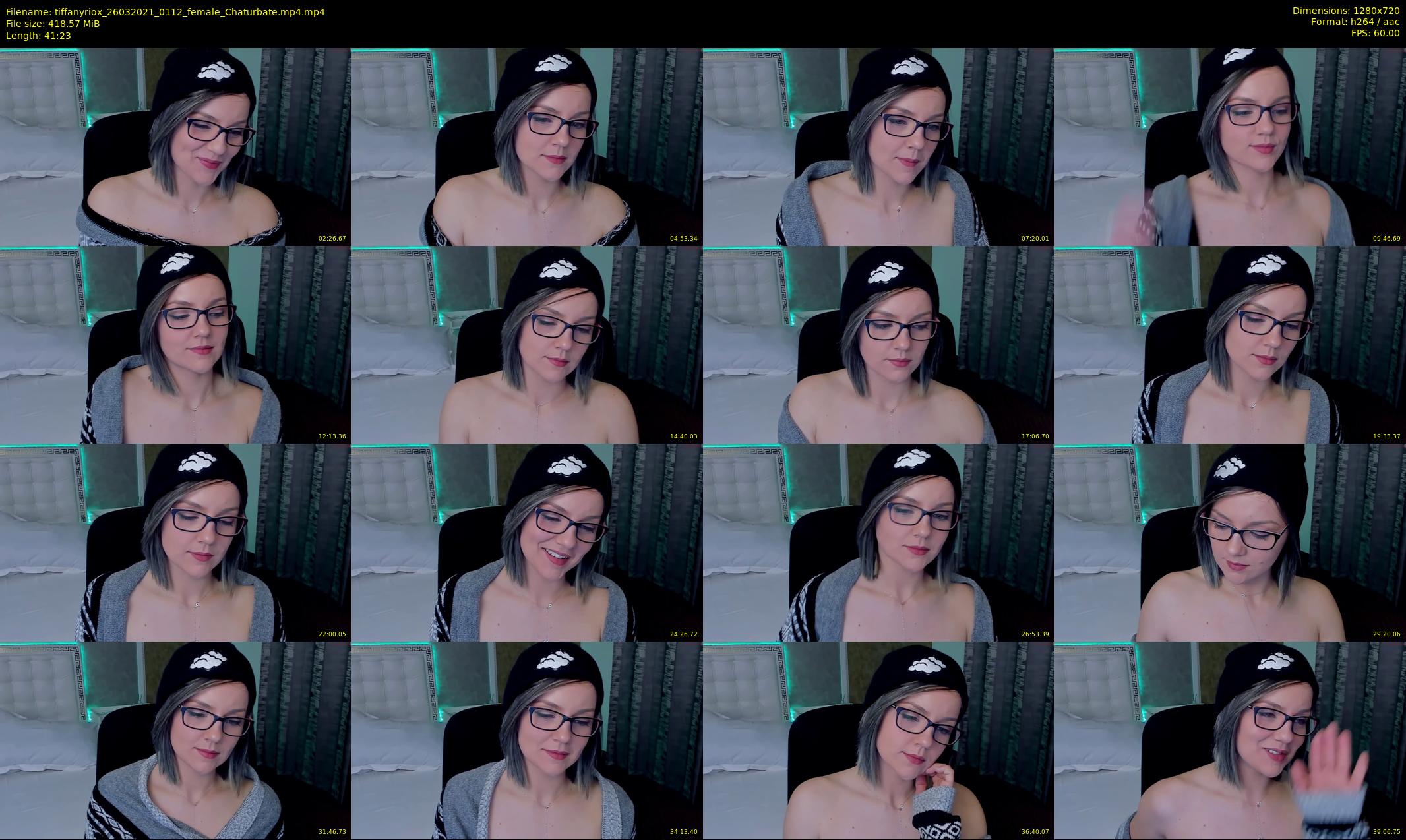 tiffanyriox — 42 minute Chaturbate female cam show recording, 720p, Mar 26, 2021