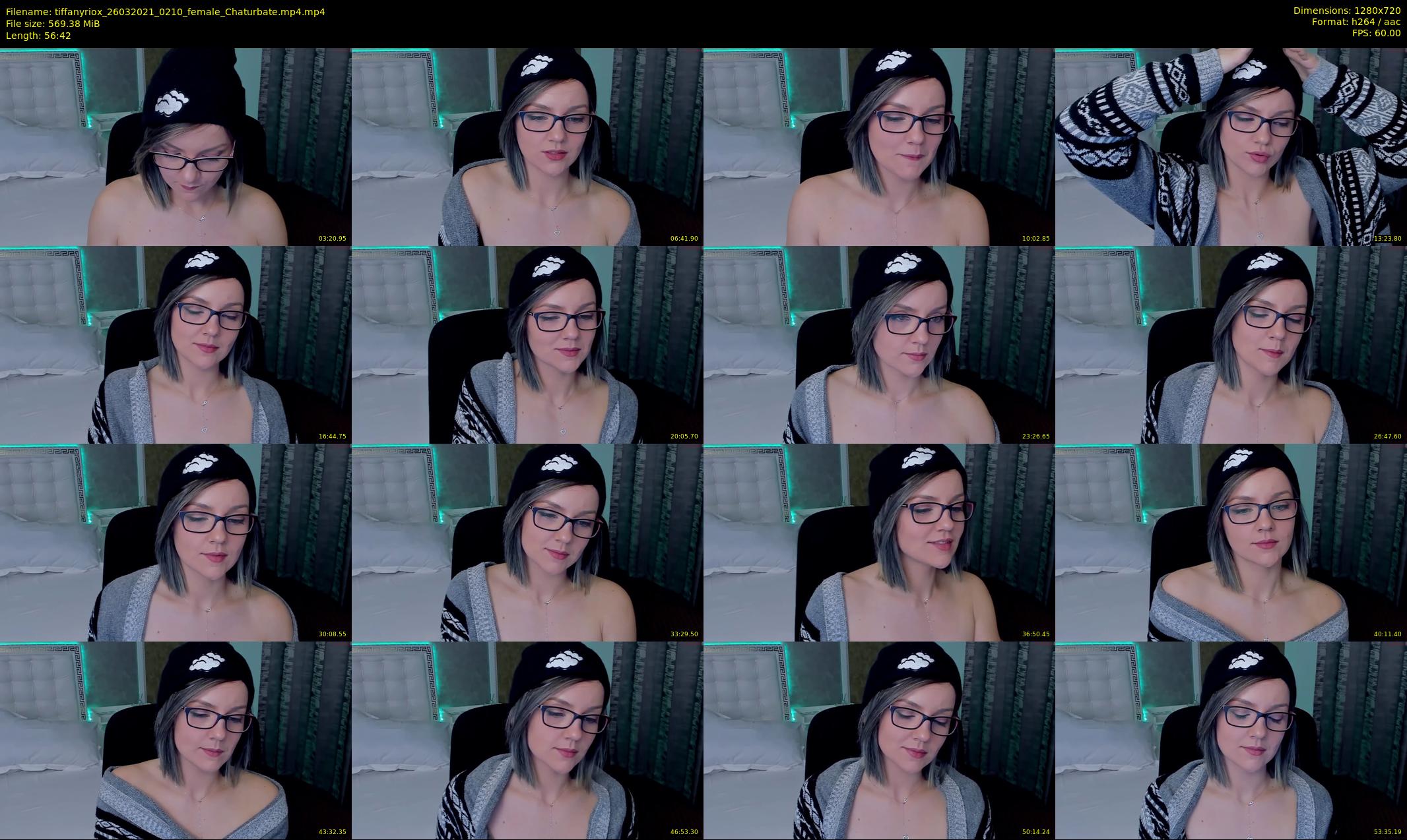 tiffanyriox — 57 minute Chaturbate female cam show recording, 720p, Mar 26, 2021