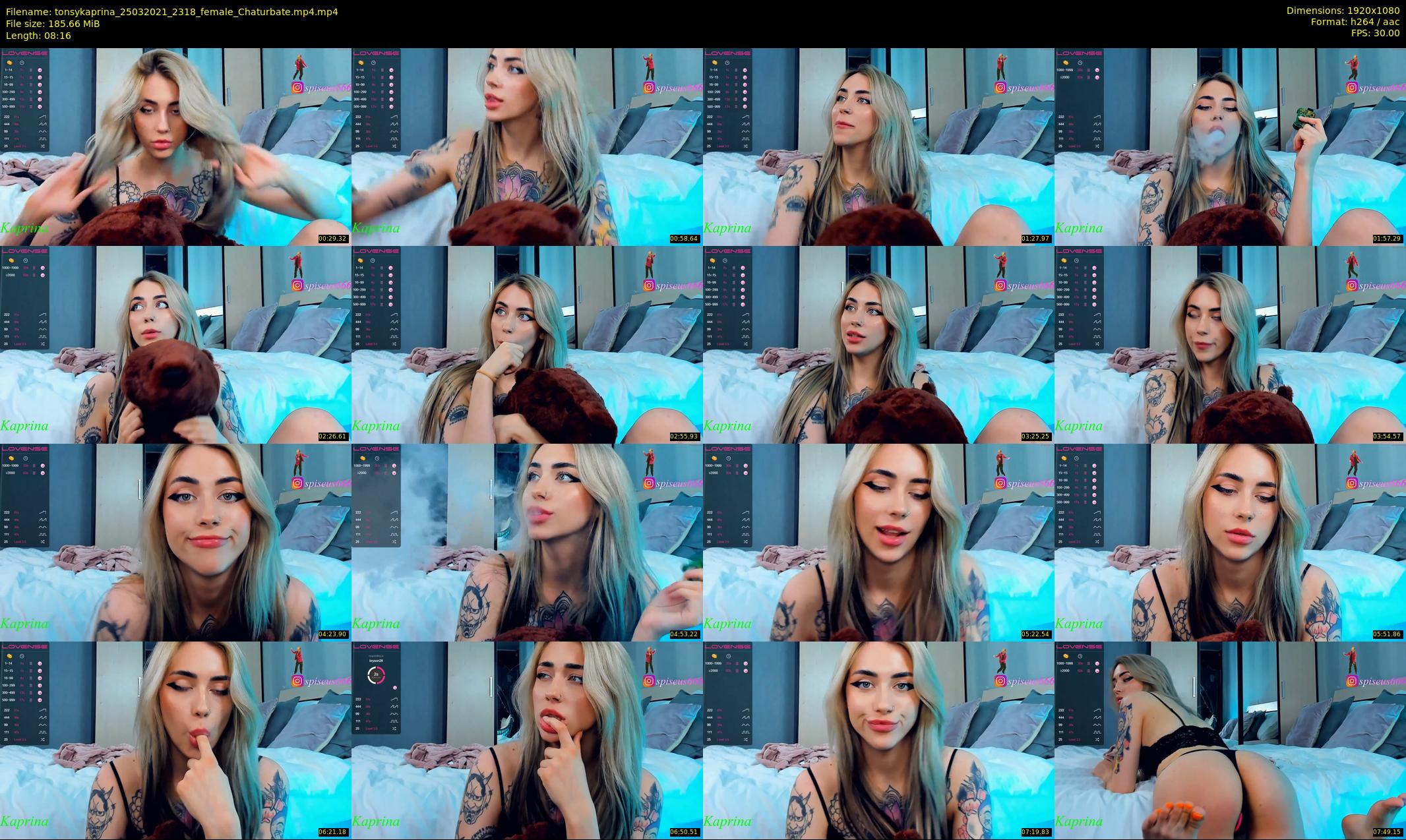 tonsykaprina — 9 minute Chaturbate couple cam show recording, 1080p, Mar 25, 2021