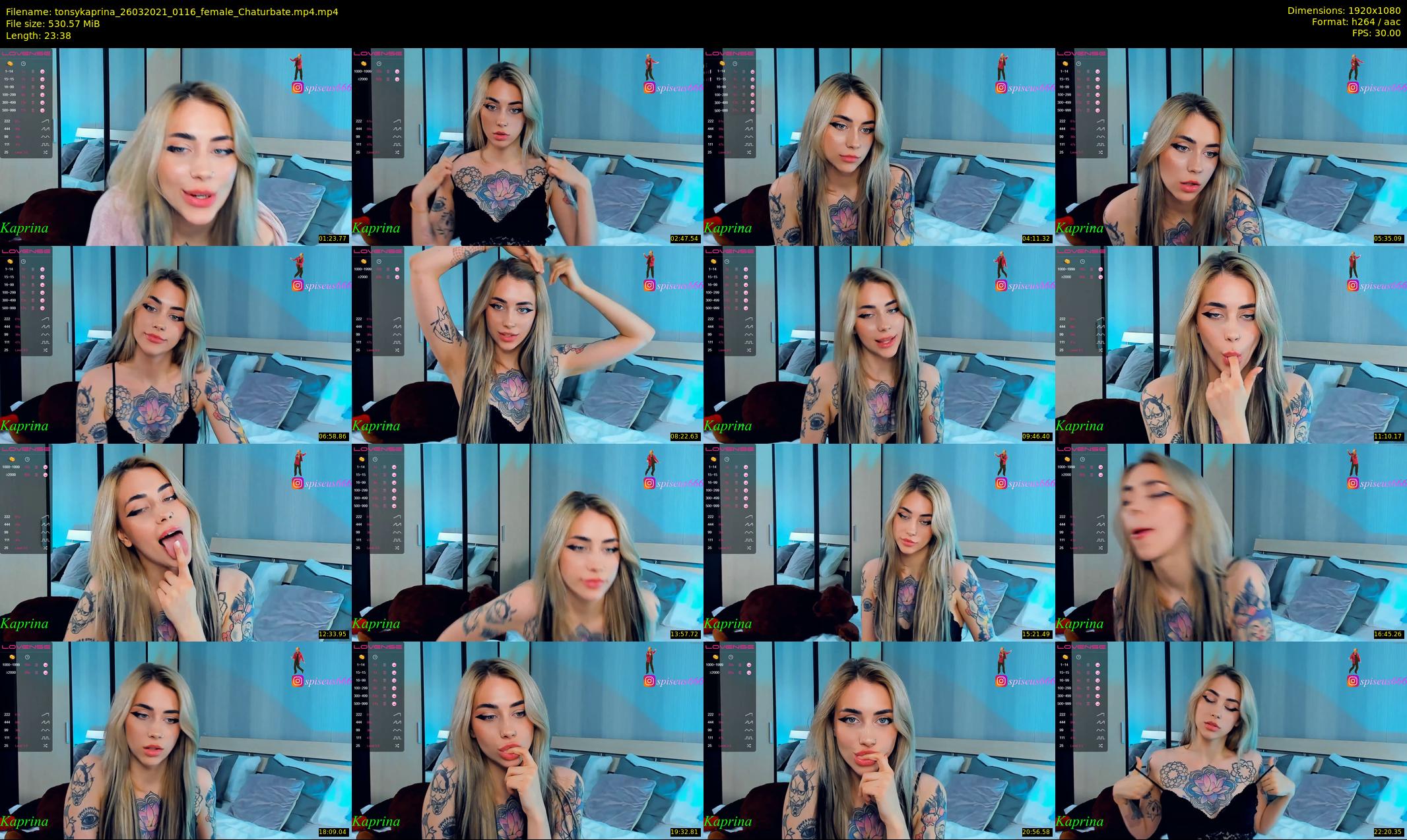 tonsykaprina — 24 minute Chaturbate couple cam show recording, 1080p, Mar 26, 2021