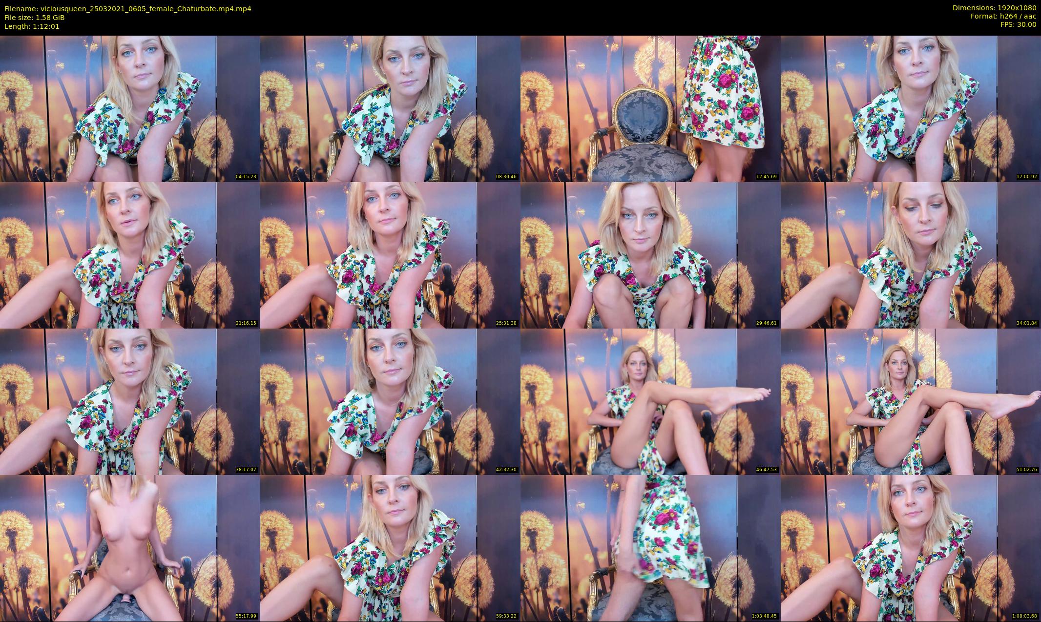viciousqueen — 73 minute Chaturbate female cam show recording, 1080p, Mar 25, 2021