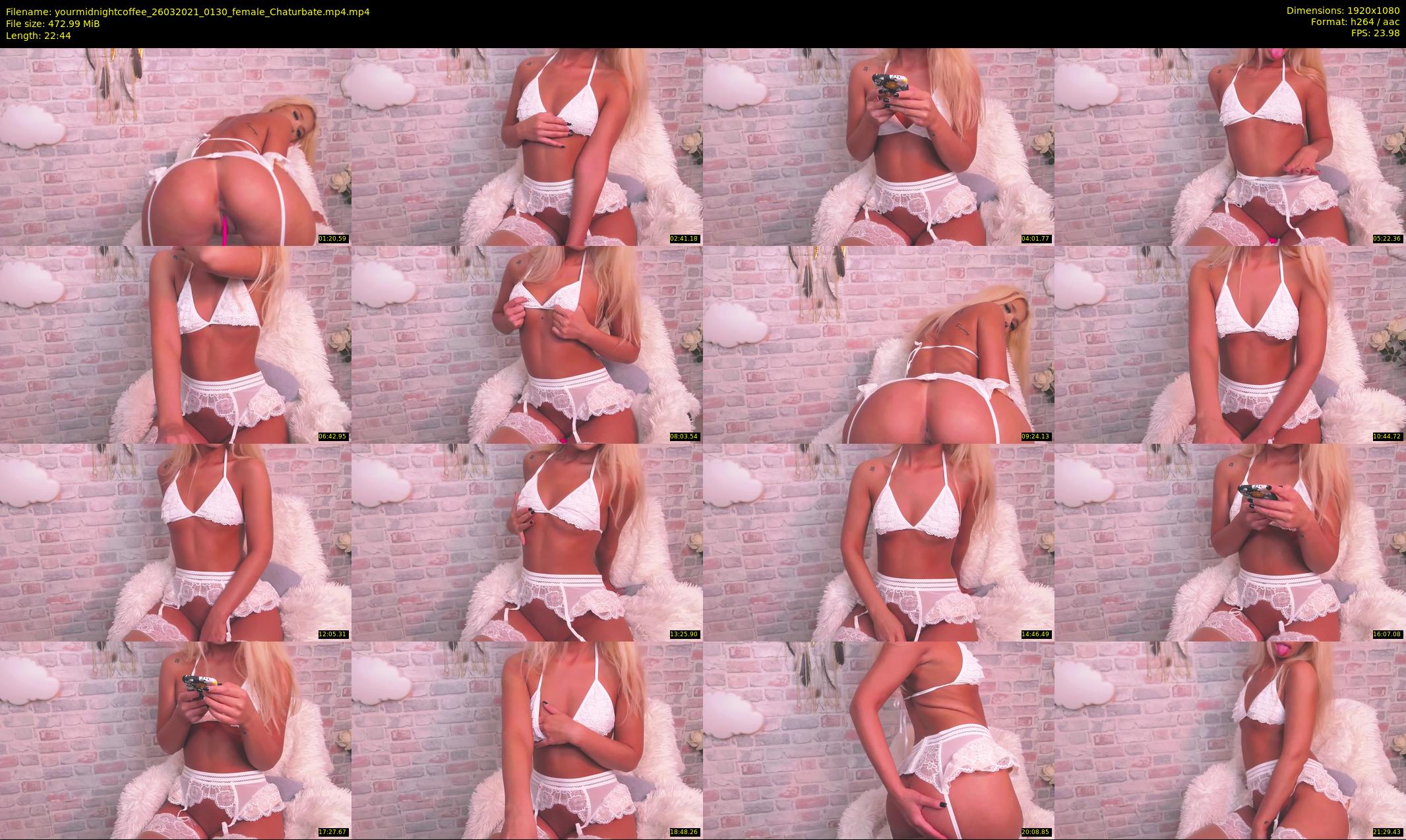 yourmidnightcoffee — 23 minute Chaturbate female cam show recording, 1080p, Mar 26, 2021