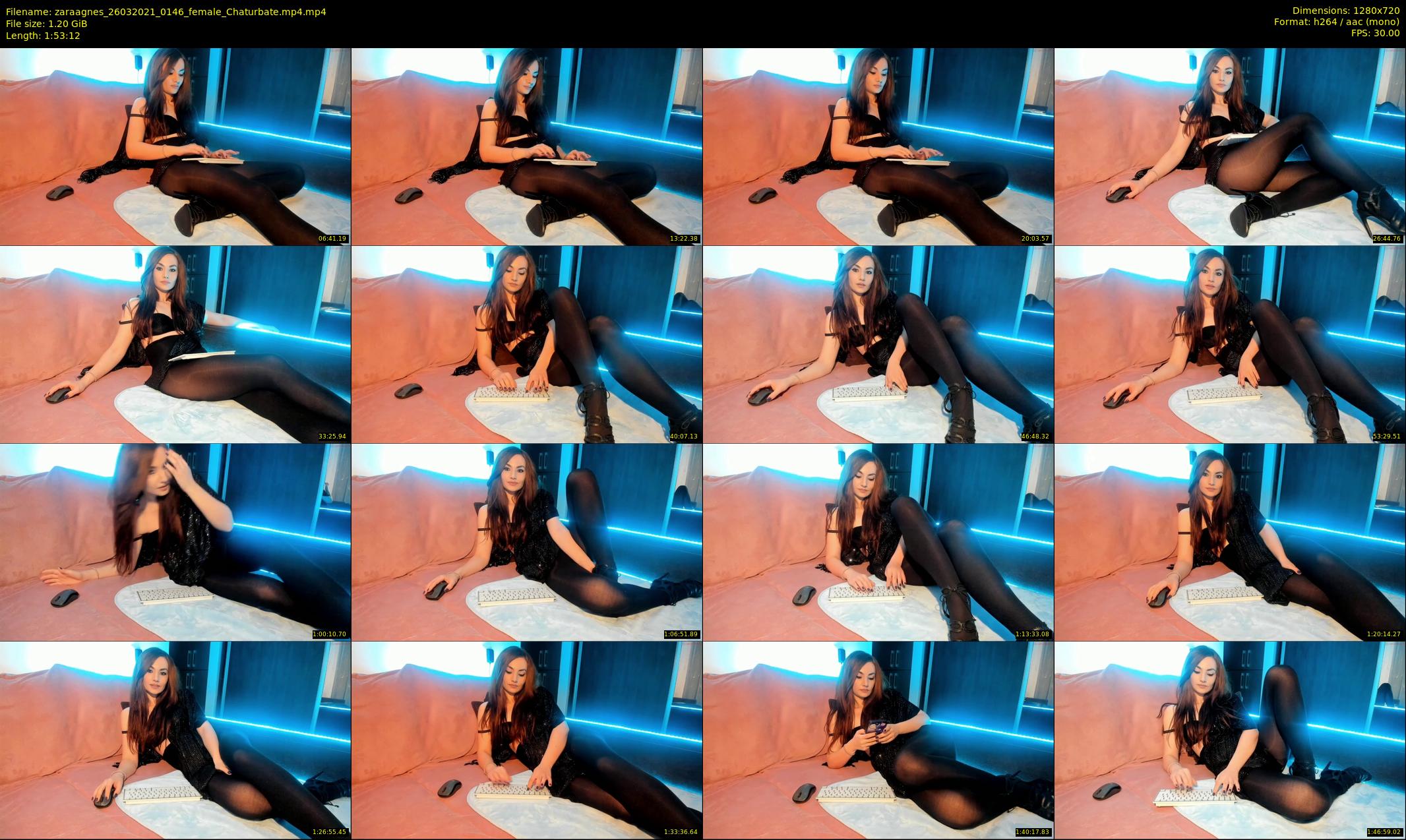 zaraagnes — 114 minute Chaturbate female cam show recording, 720p, Mar 26, 2021