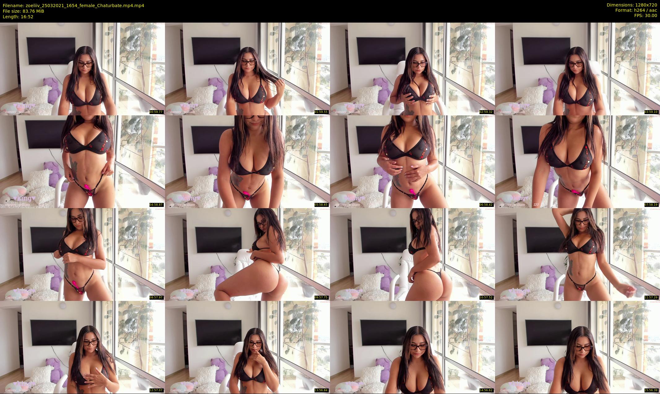 zoeliiv — 17 minute Chaturbate female cam show recording, 720p, Mar 25, 2021
