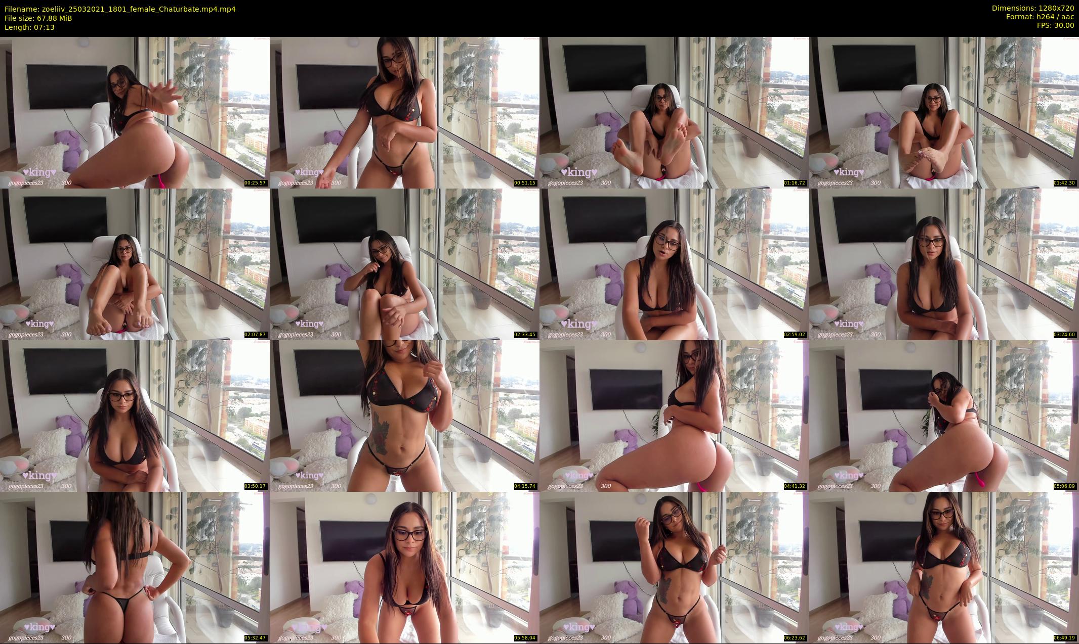 zoeliiv — 8 minute Chaturbate female cam show recording, 720p, Mar 25, 2021