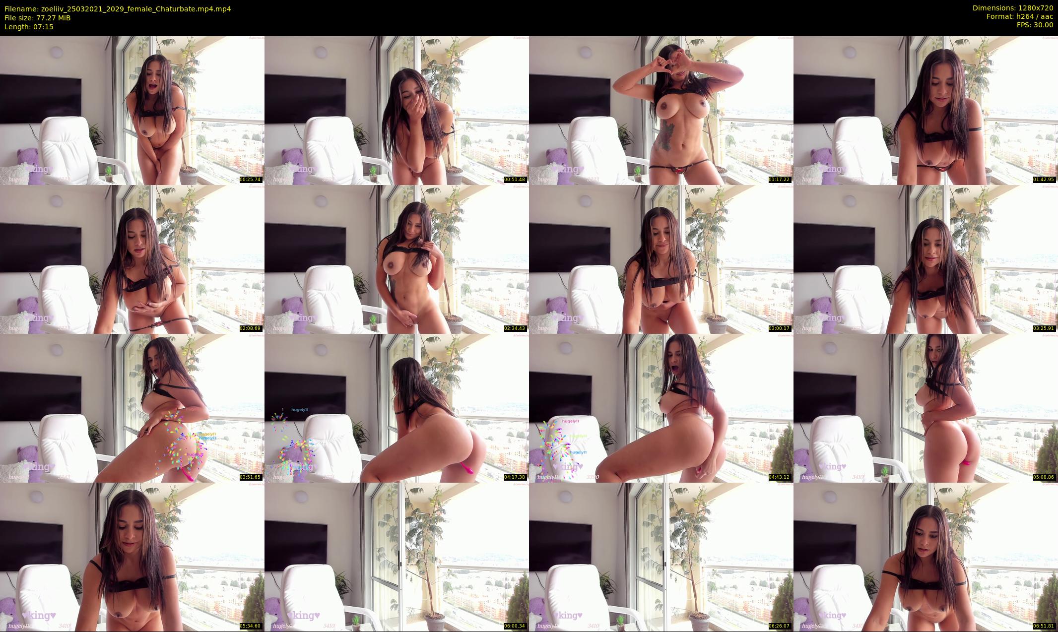 zoeliiv — 8 minute Chaturbate female cam show recording, 720p, Mar 25, 2021