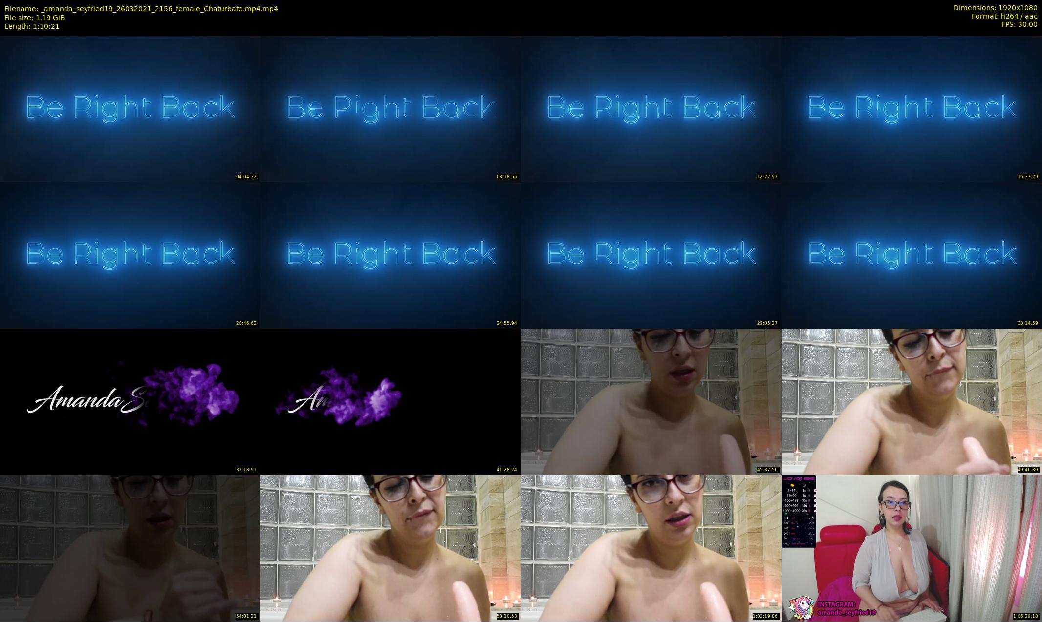 _amanda_seyfried19 — 71 minute Chaturbate female cam show recording, 1080p, Mar 26, 2021