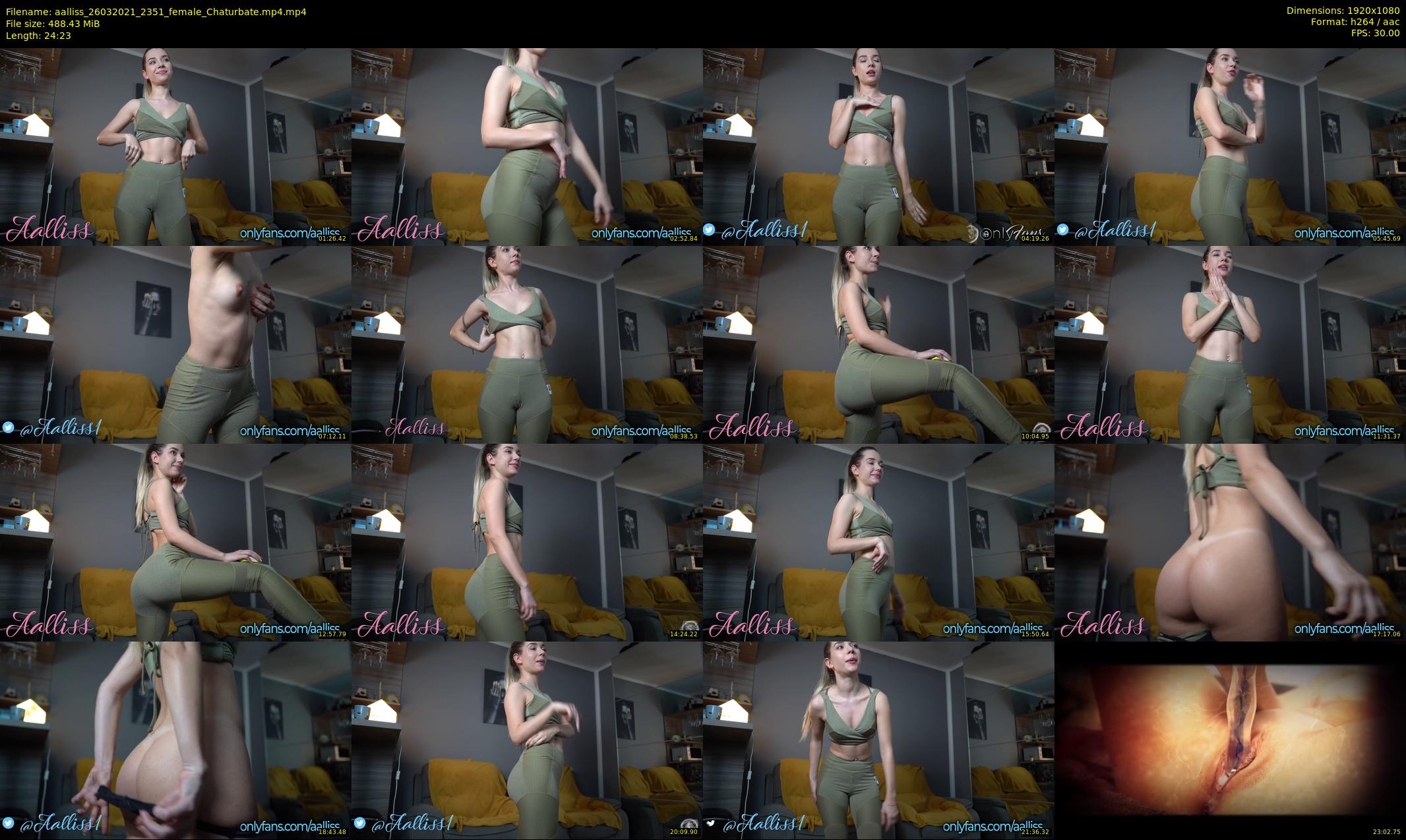 aalliss — 25 minute Chaturbate female cam show recording, 1080p, Mar 26, 2021