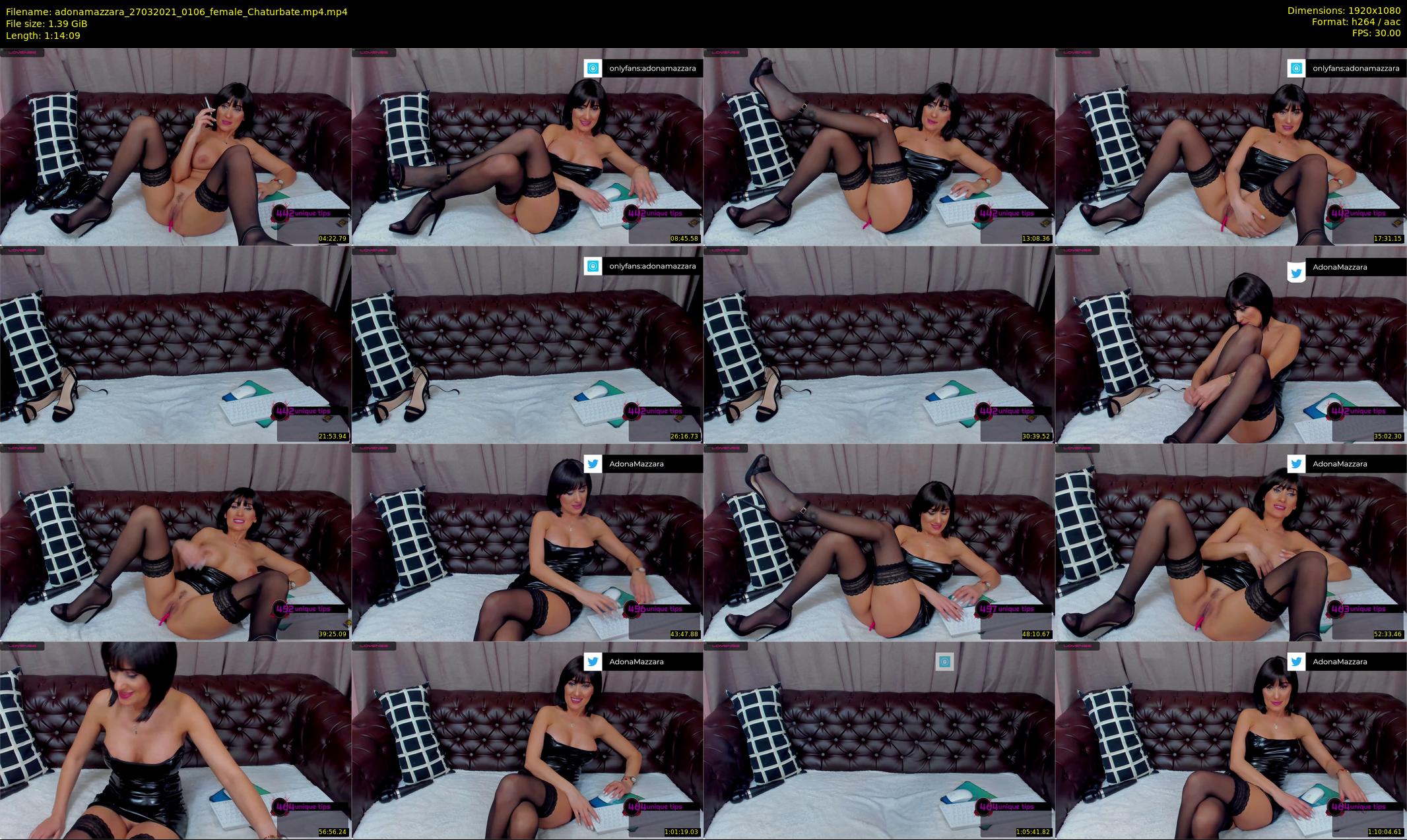 adonamazzara — 75 minute Chaturbate female cam show recording, 1080p, Mar 27, 2021