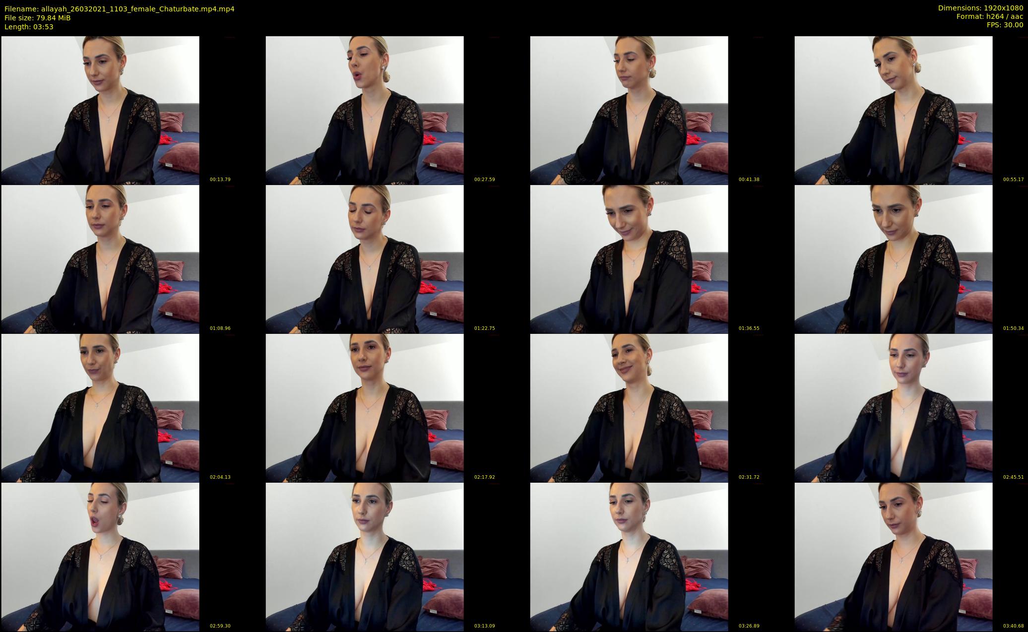 allayah — 4 minute Chaturbate female cam show recording, 1080p, Mar 26, 2021