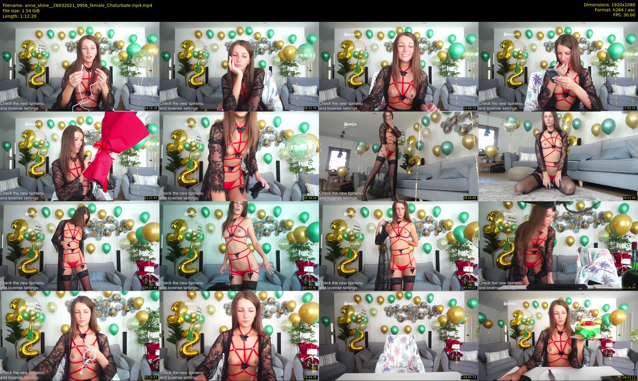 anna_shine_ — 73 minute Chaturbate female cam show recording, 1080p, Mar 26, 2021