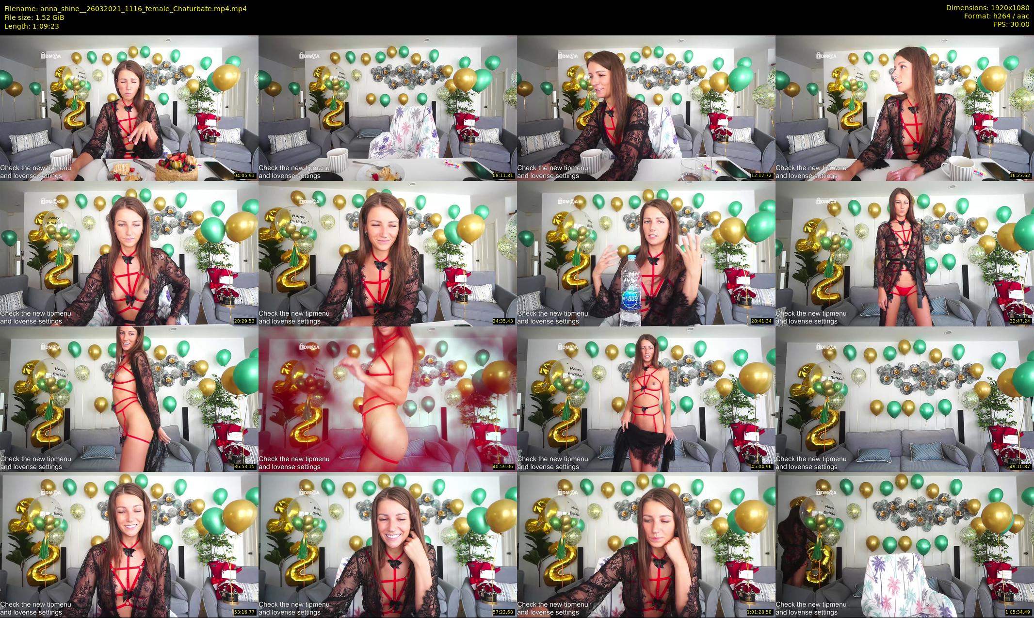 anna_shine_ — 70 minute Chaturbate female cam show recording, 1080p, Mar 26, 2021