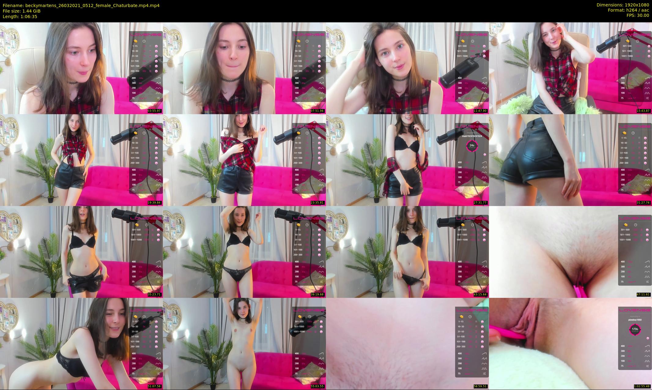 beckymartens — 67 minute Chaturbate female cam show recording, 1080p, Mar 26, 2021