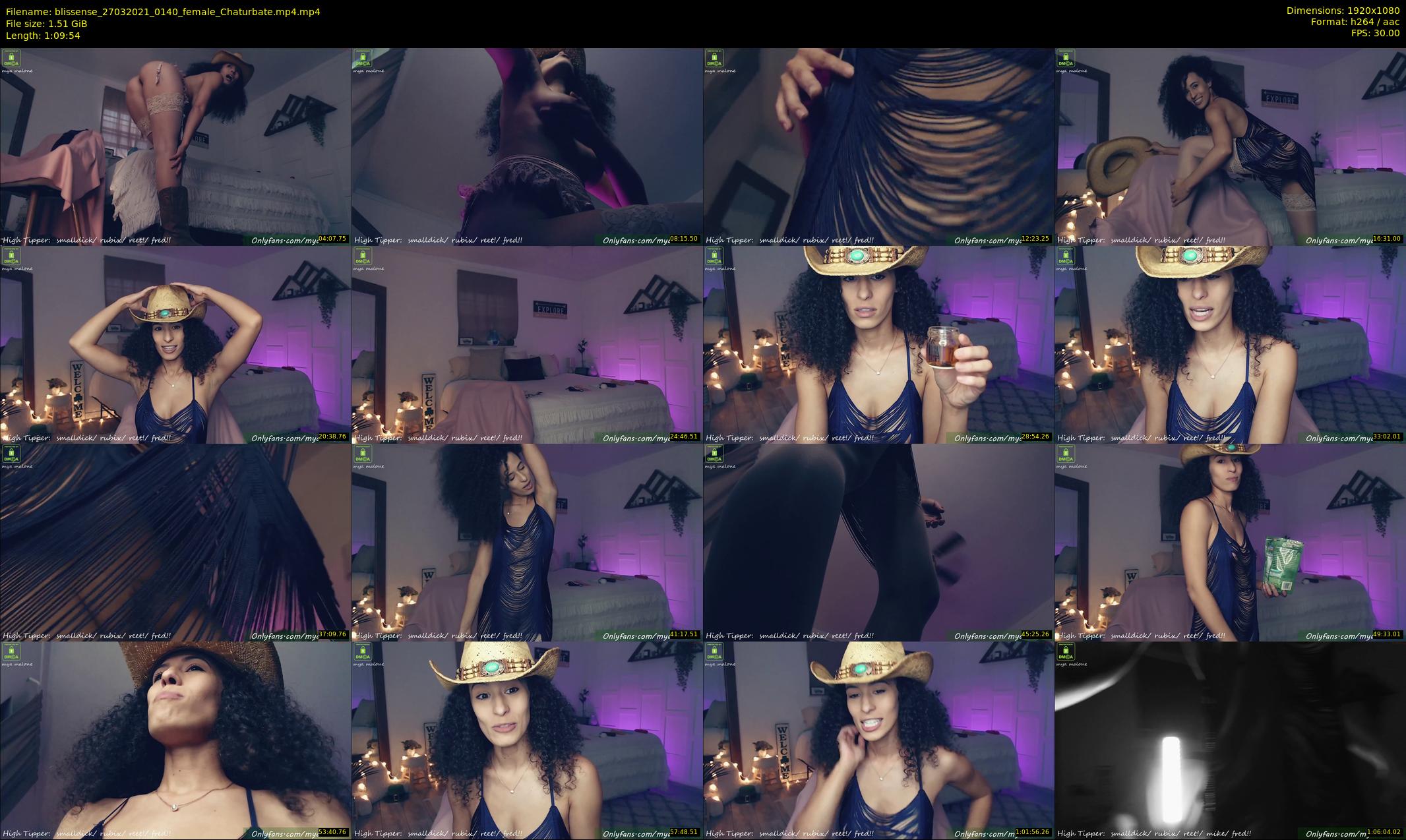 blissense — 70 minute Chaturbate female cam show recording, 1080p, Mar 27, 2021