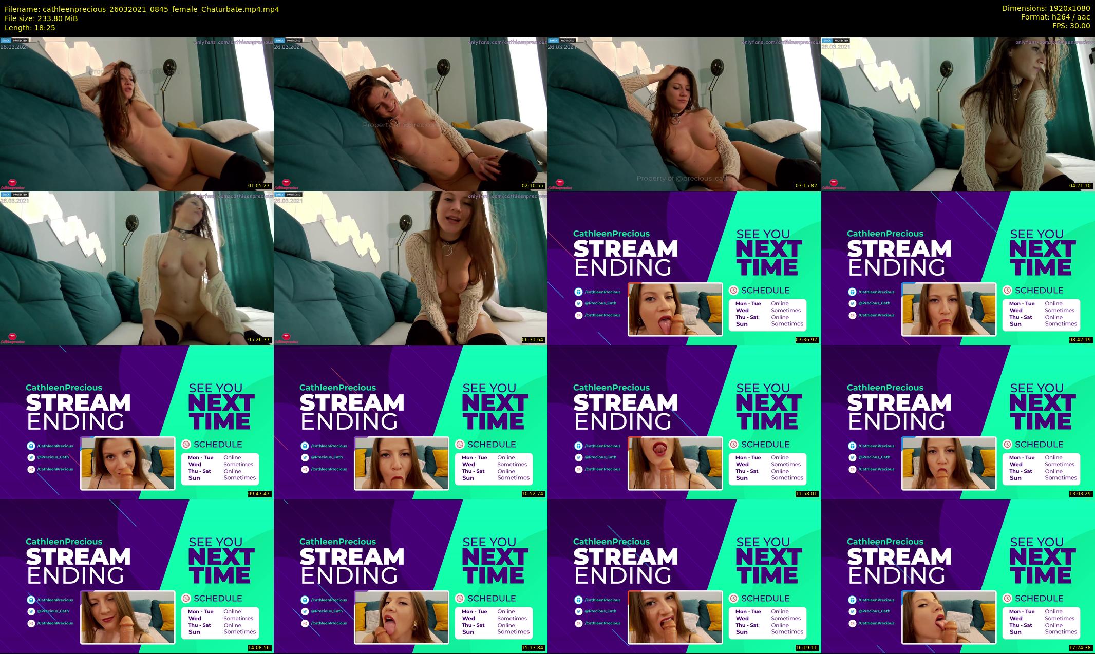 cathleenprecious — 19 minute Chaturbate female cam show recording, 1080p, Mar 26, 2021