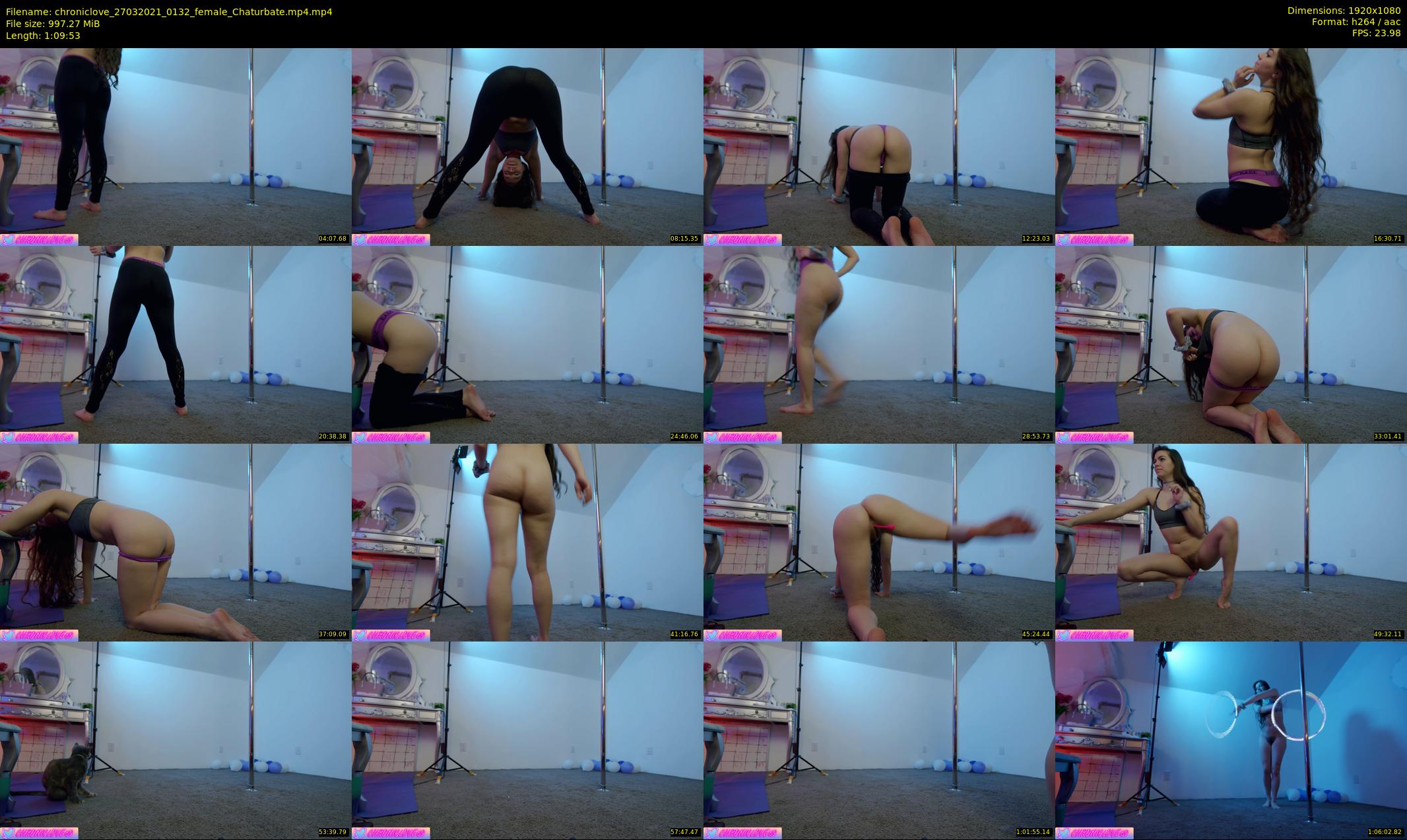 chroniclove — 70 minute Chaturbate female cam show recording, 1080p, Mar 27, 2021