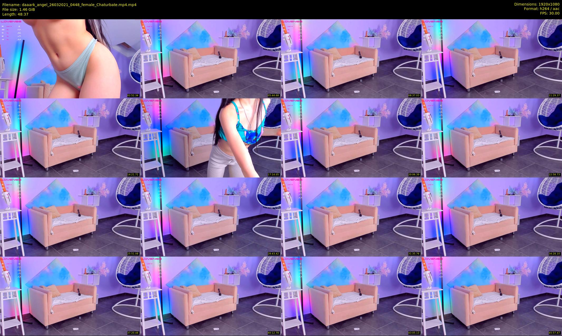 daaark_angel — 49 minute Chaturbate female cam show recording, 1080p, Mar 26, 2021
