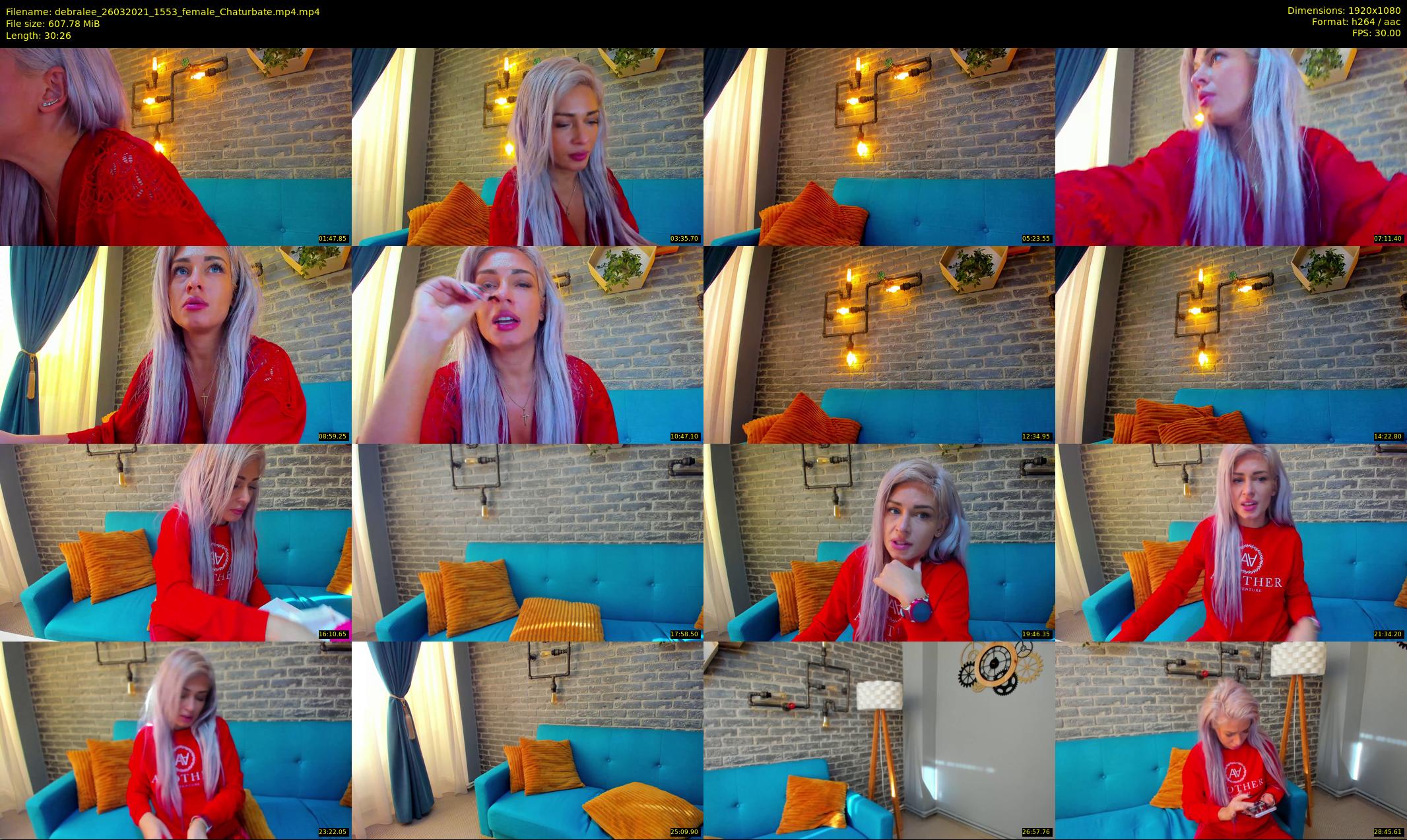 debralee — 31 minute Chaturbate female cam show recording, 1080p, Mar 26, 2021